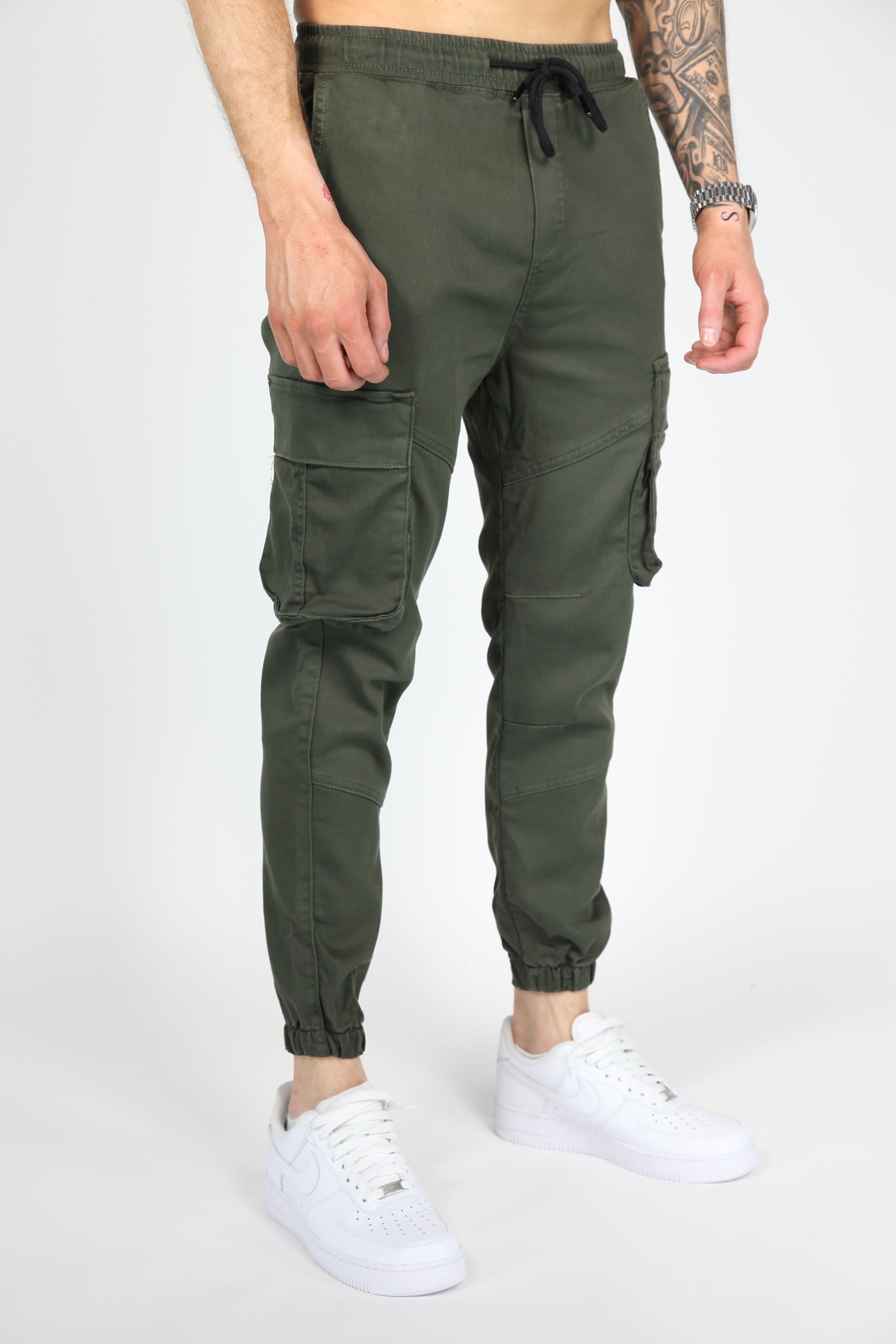 Pantalon de cargaison tactique vert