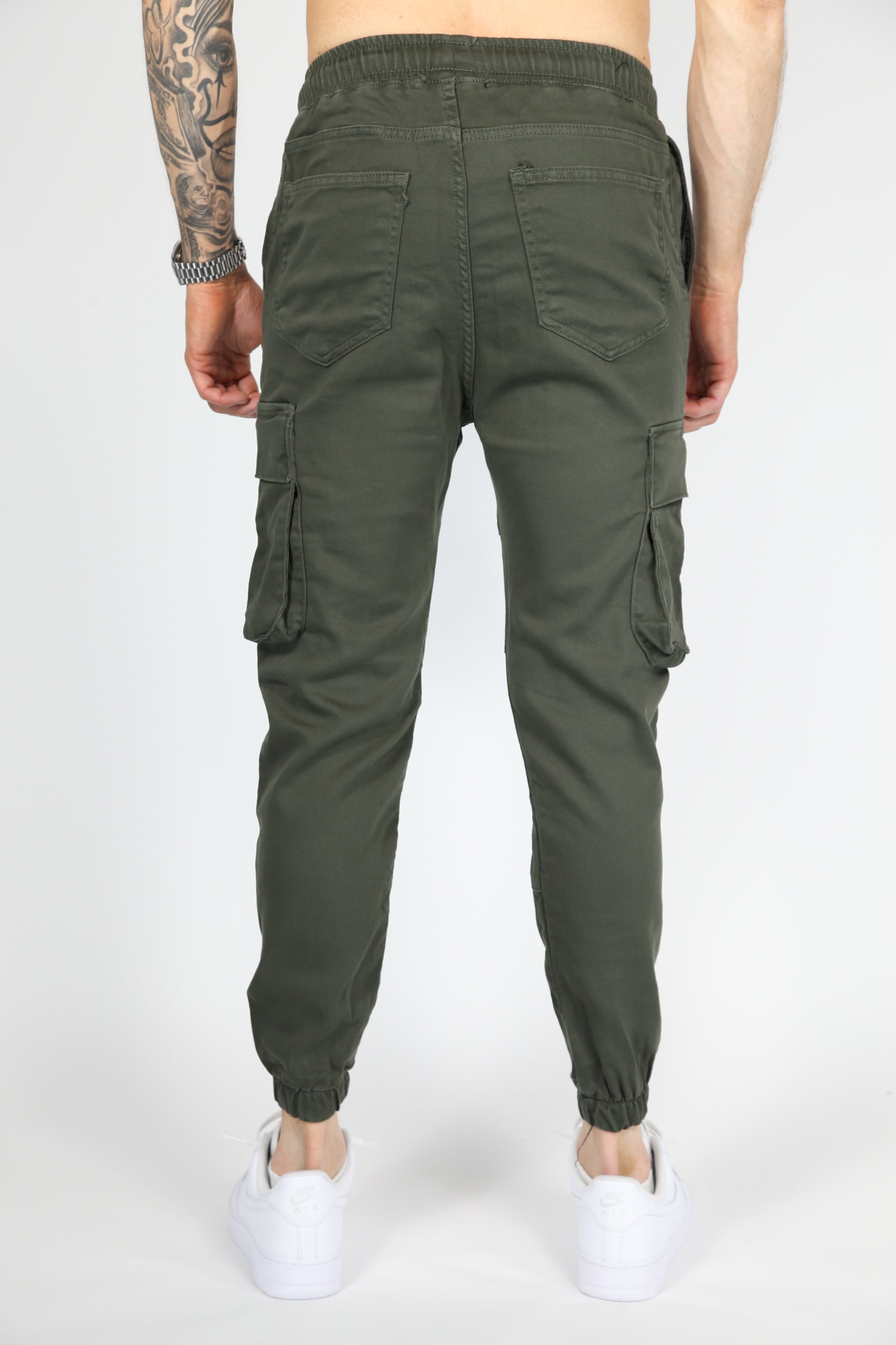Pantalon de cargaison tactique vert