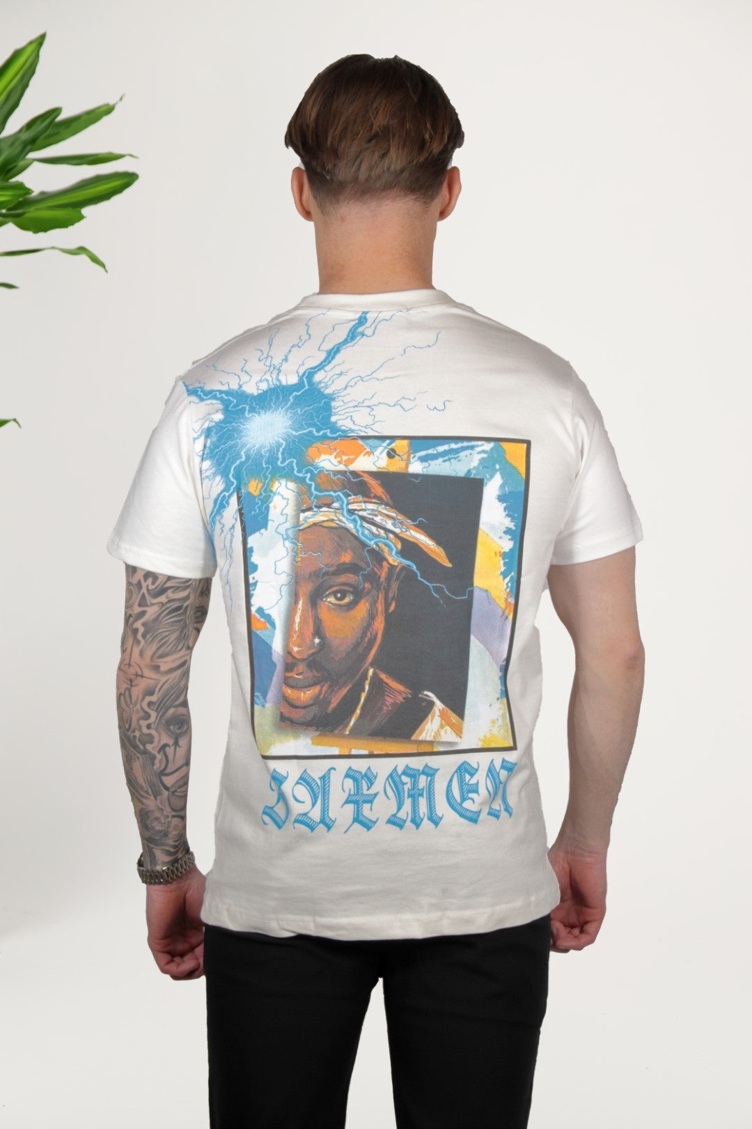 T-shirt Wit Tupac