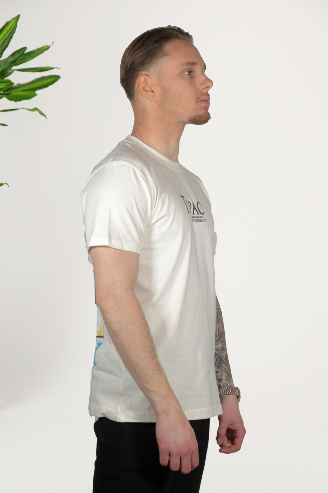 T-shirt Wit Tupac