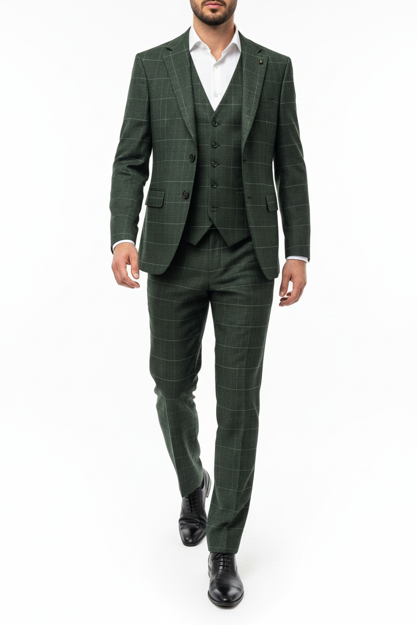 Napoli Driedelig Pak Khaki