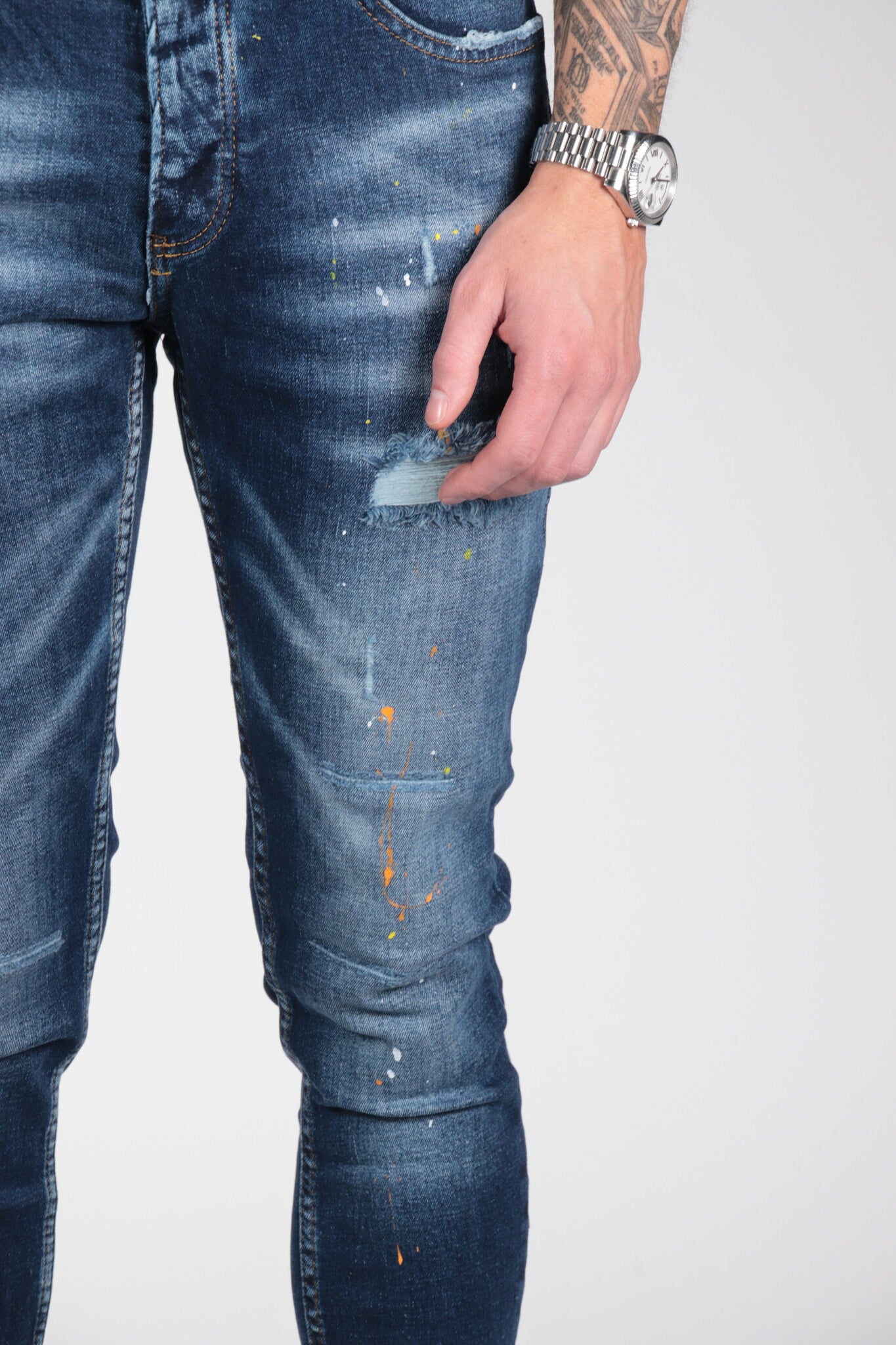 Jeans Artsy Spalsh Navy