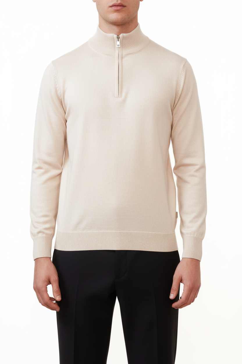 Valenci Halfzip Beige