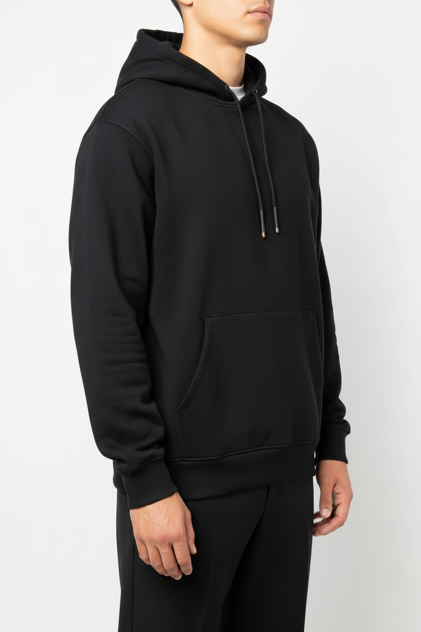 Felpa con cappuccio Arya nera