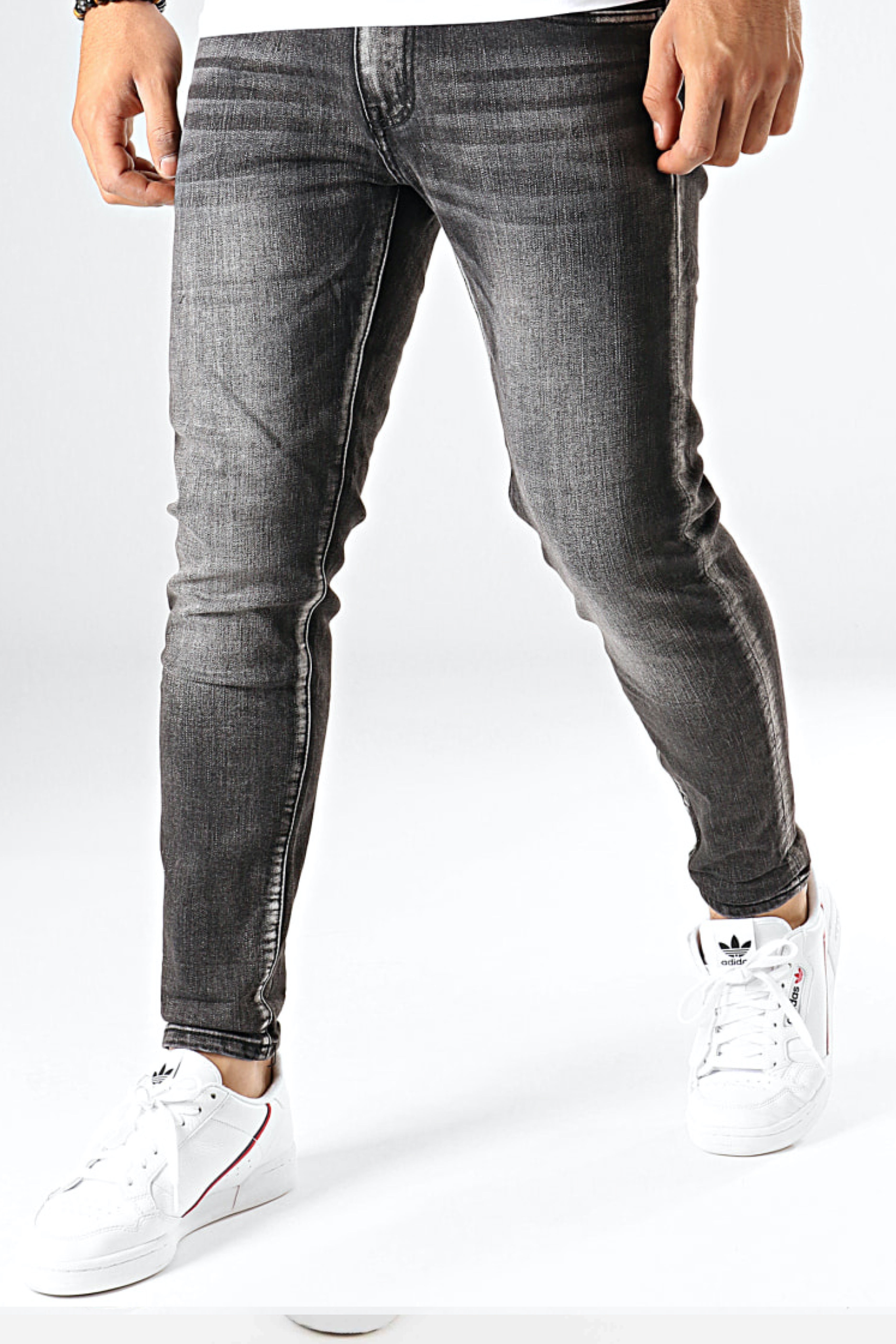 Grey Skinny Jeans Herren