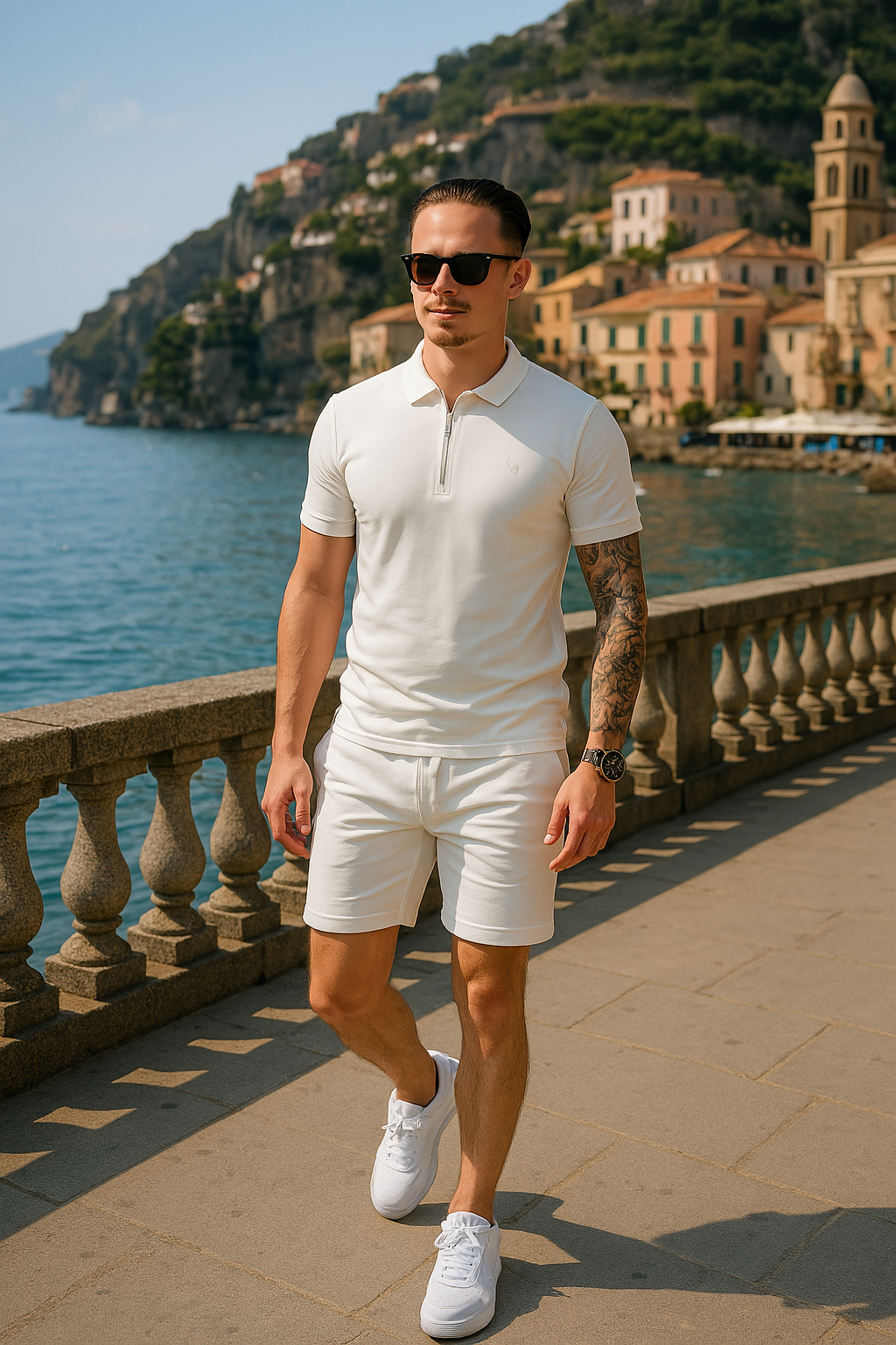 Polo set Ibiza Wit