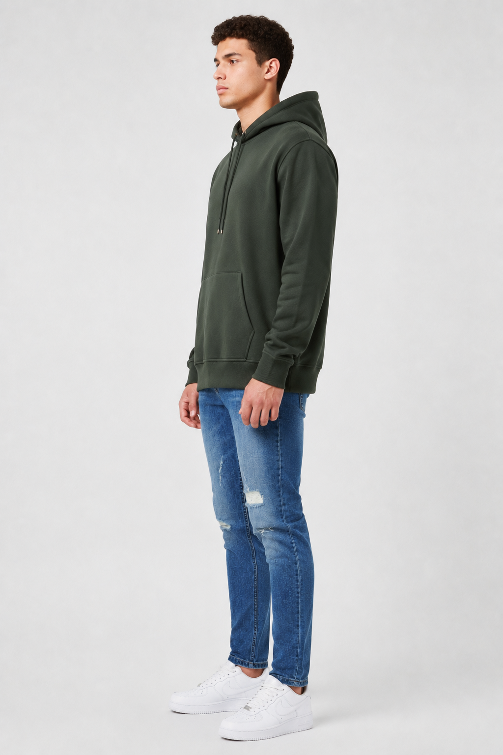 Daily Set Hoodie Donker Groen & Blauw