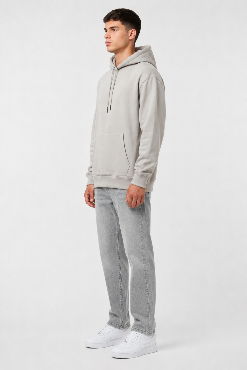 Daily Set Hoodie licht Grijs & Grijs