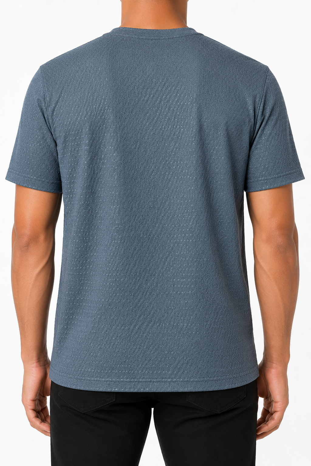 Milano T-shirt VALENCI — closeup zoom en VA logo