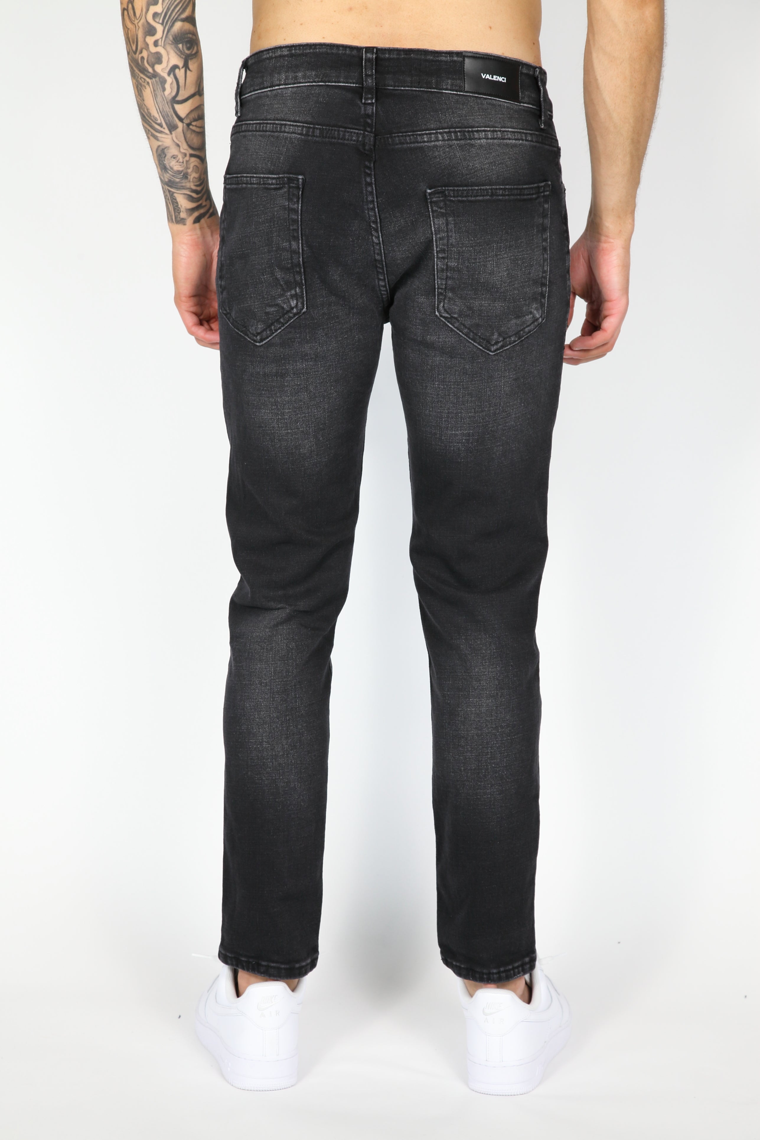 Die zerrissenen Jeans Anthrazit