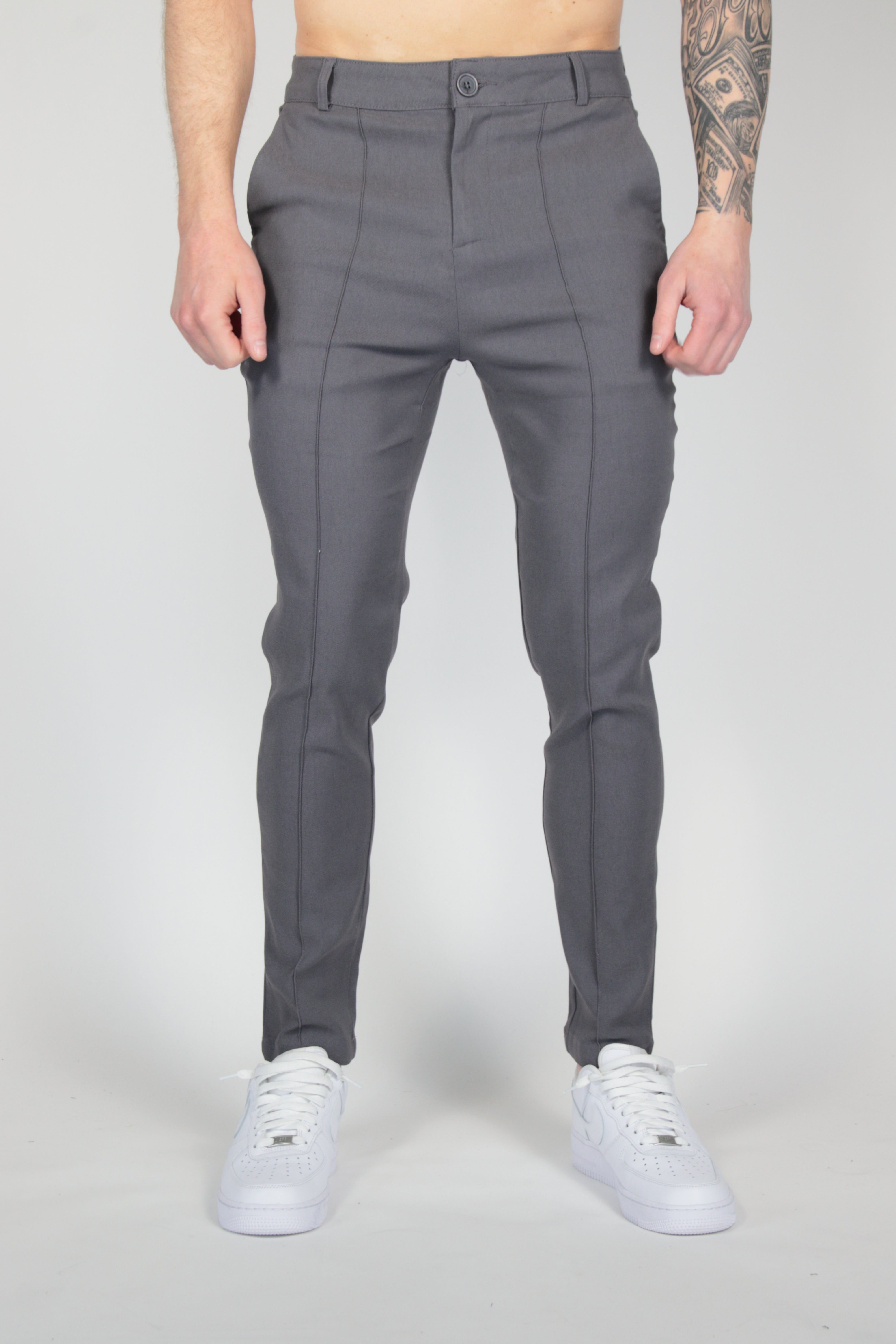 Chino Heren Sorrento Grijs