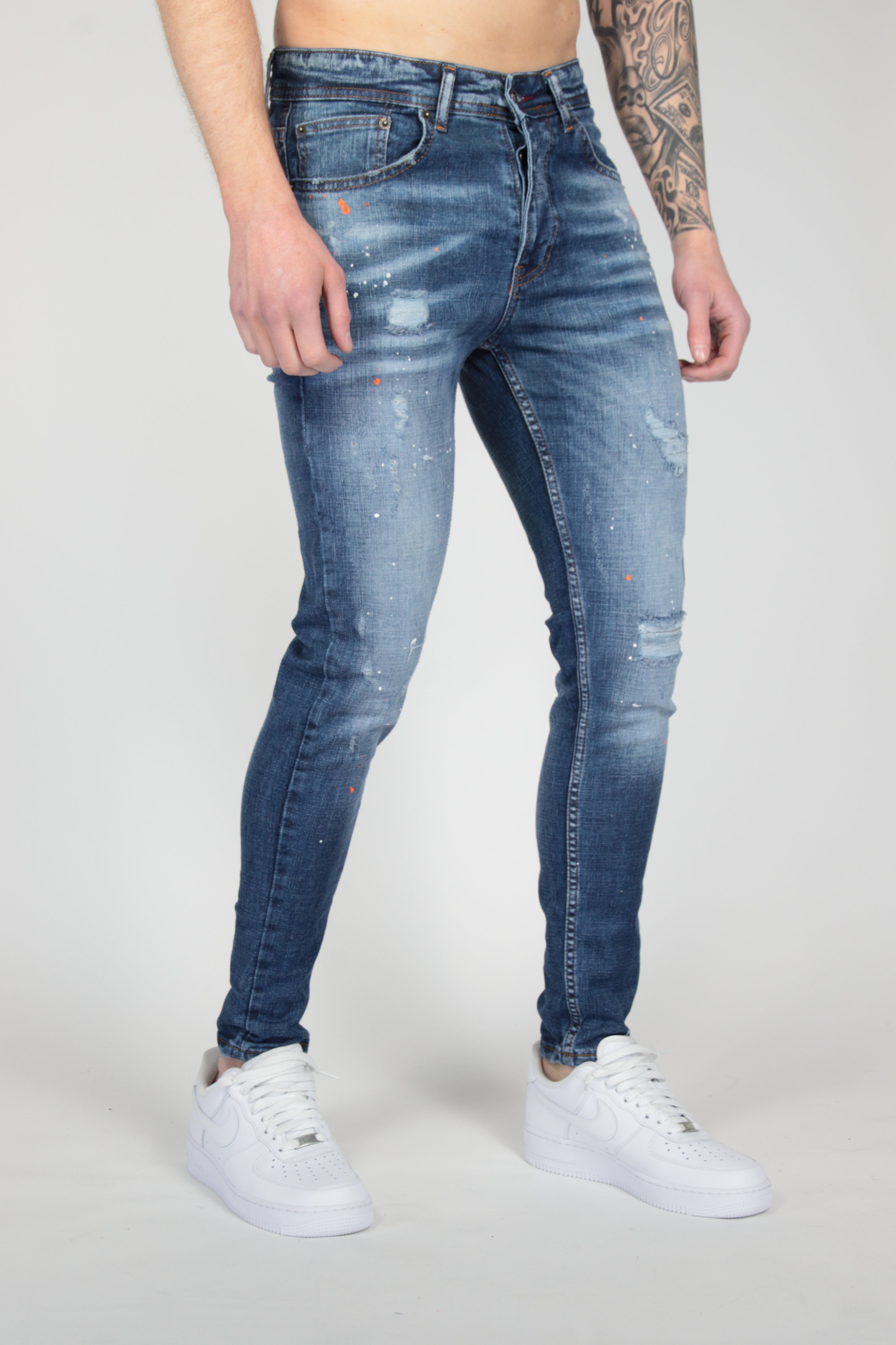 Jeans Artsy Splash Blue