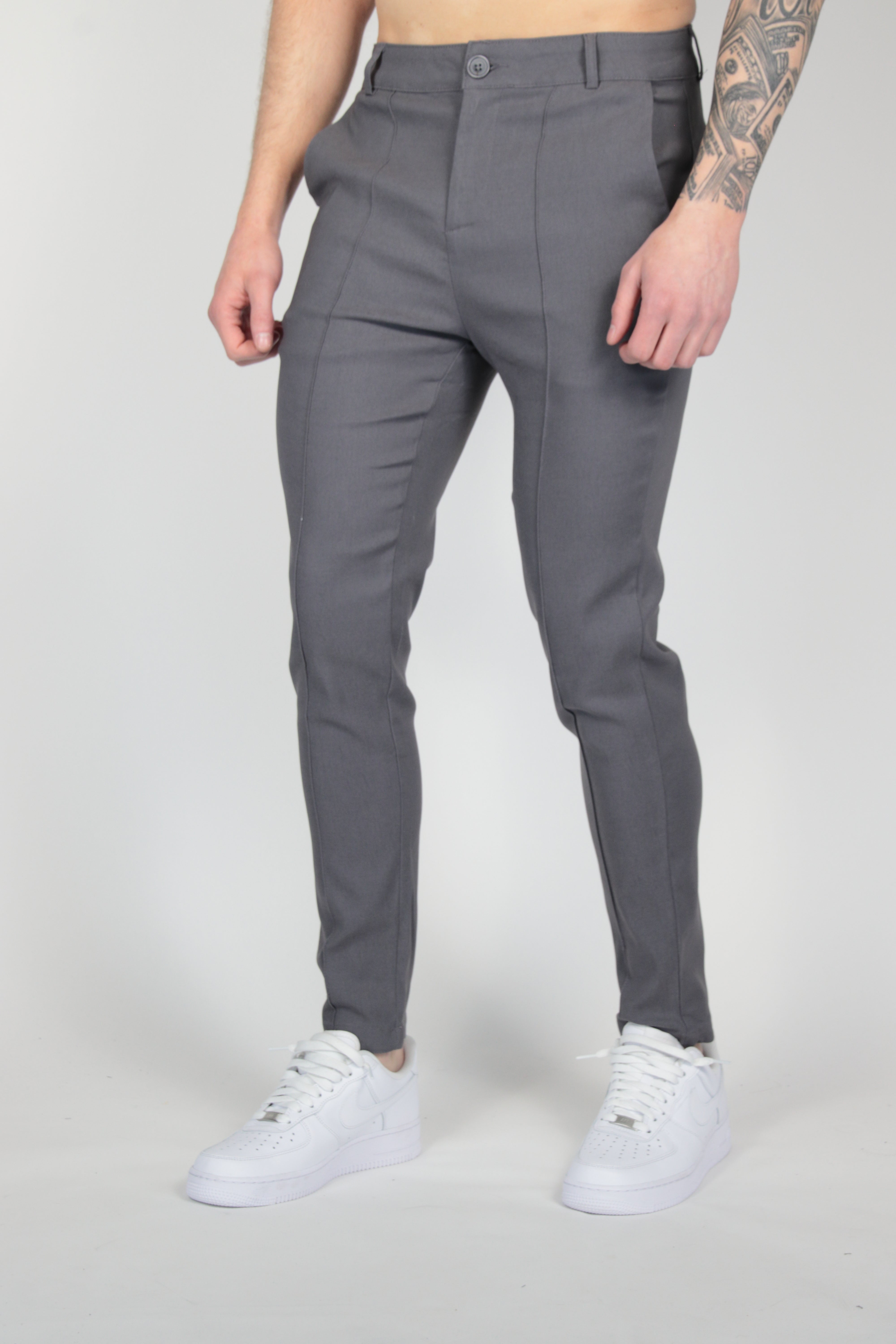 Chino Heren Sorrento Grijs