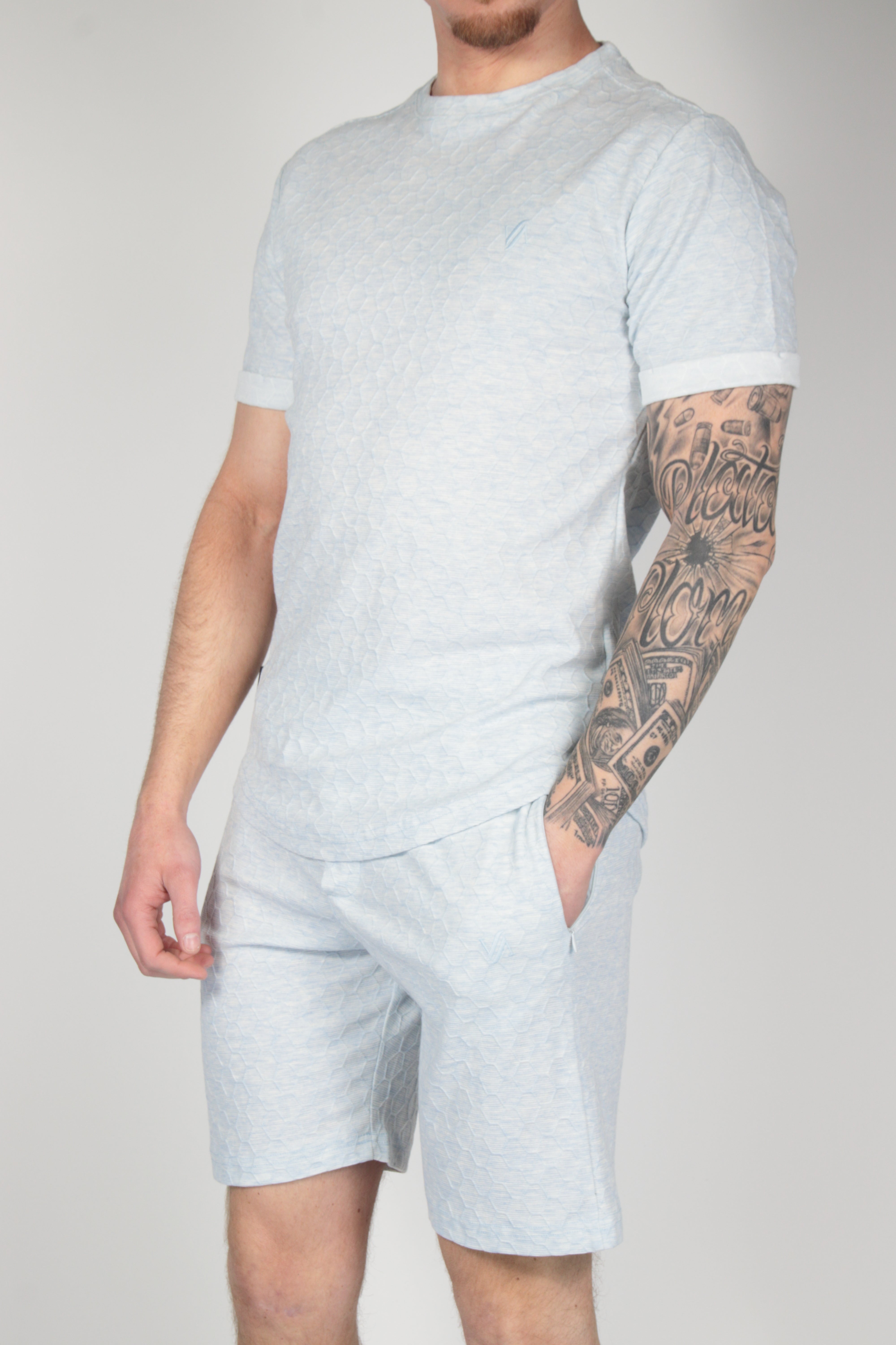 Torino summer set light blue