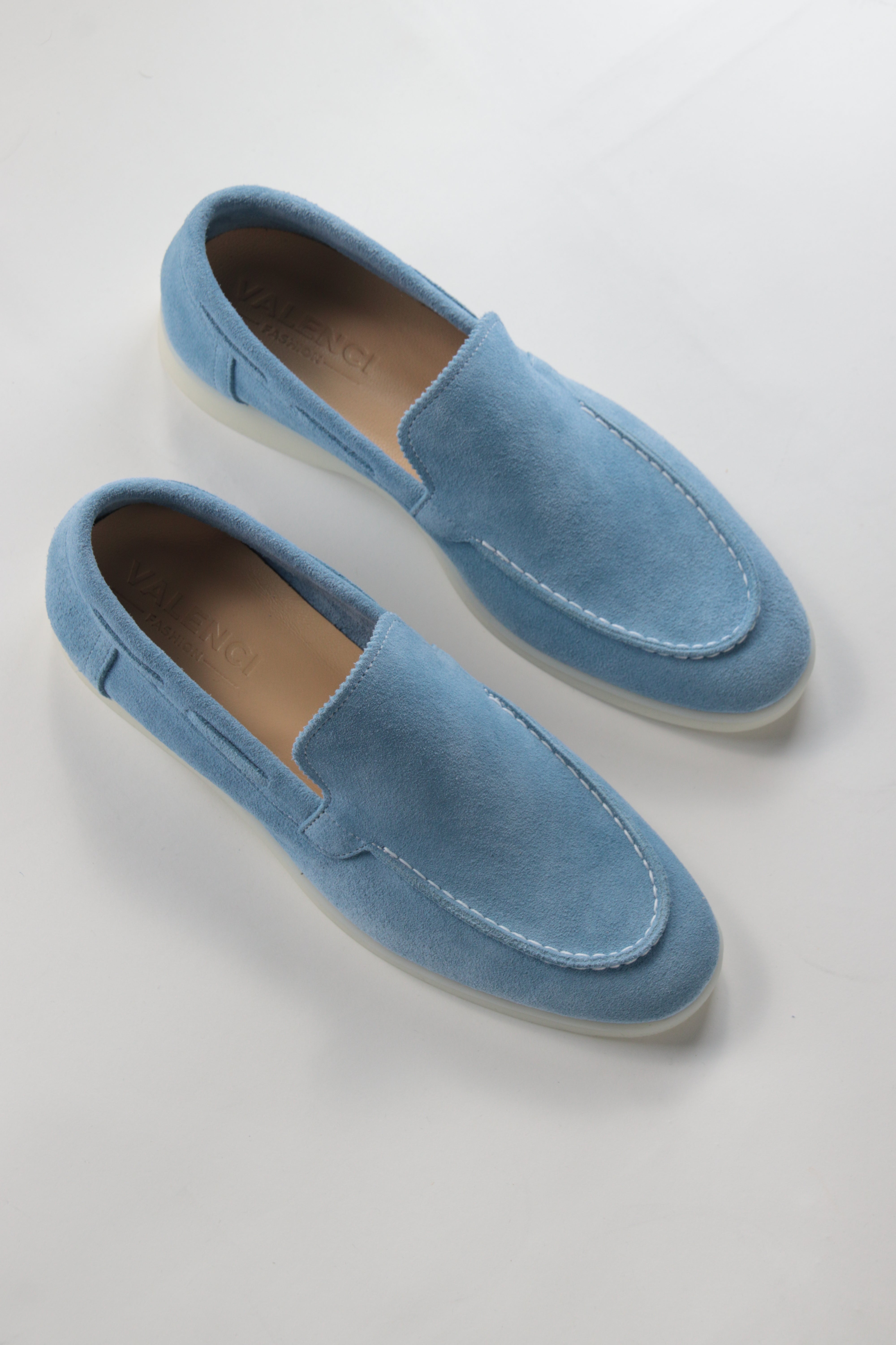 Mocassini di lusso valenci azzurri