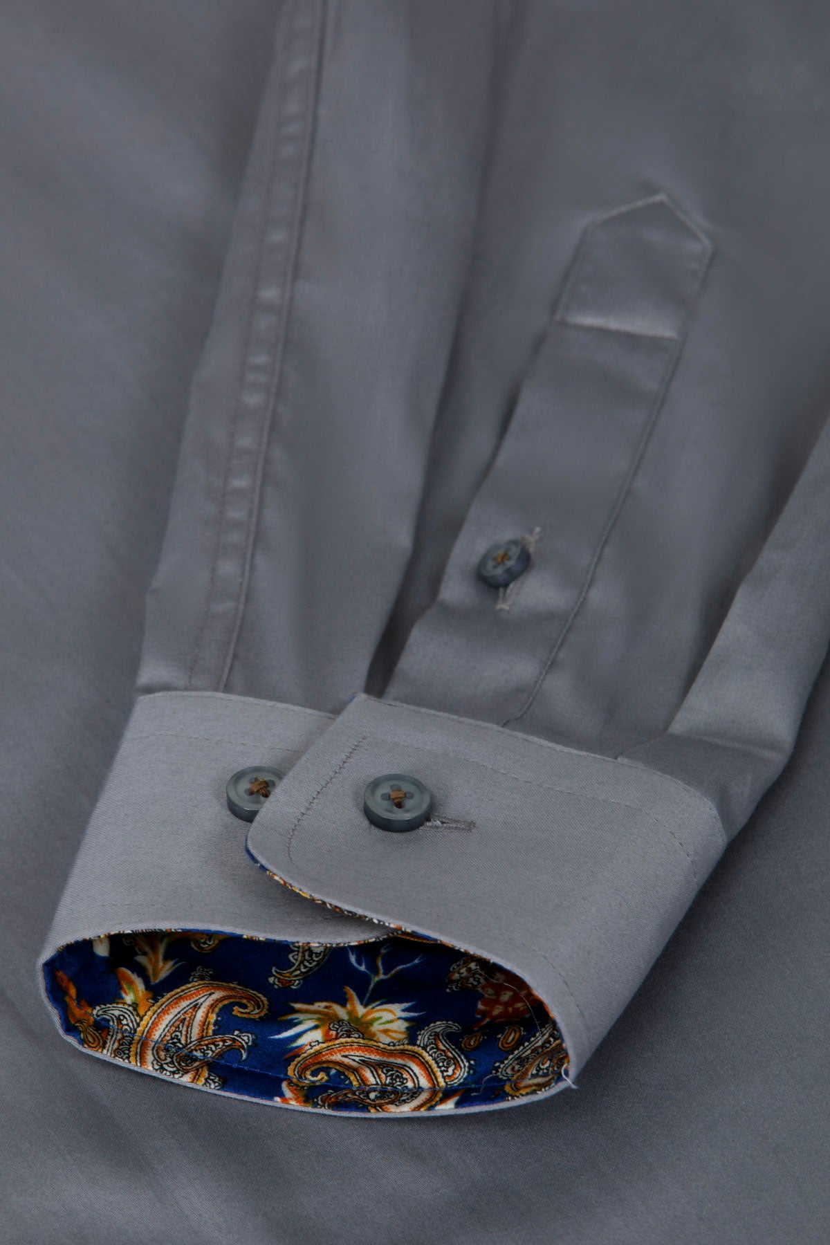 Overhemd Lange Mouw Marino Grijs