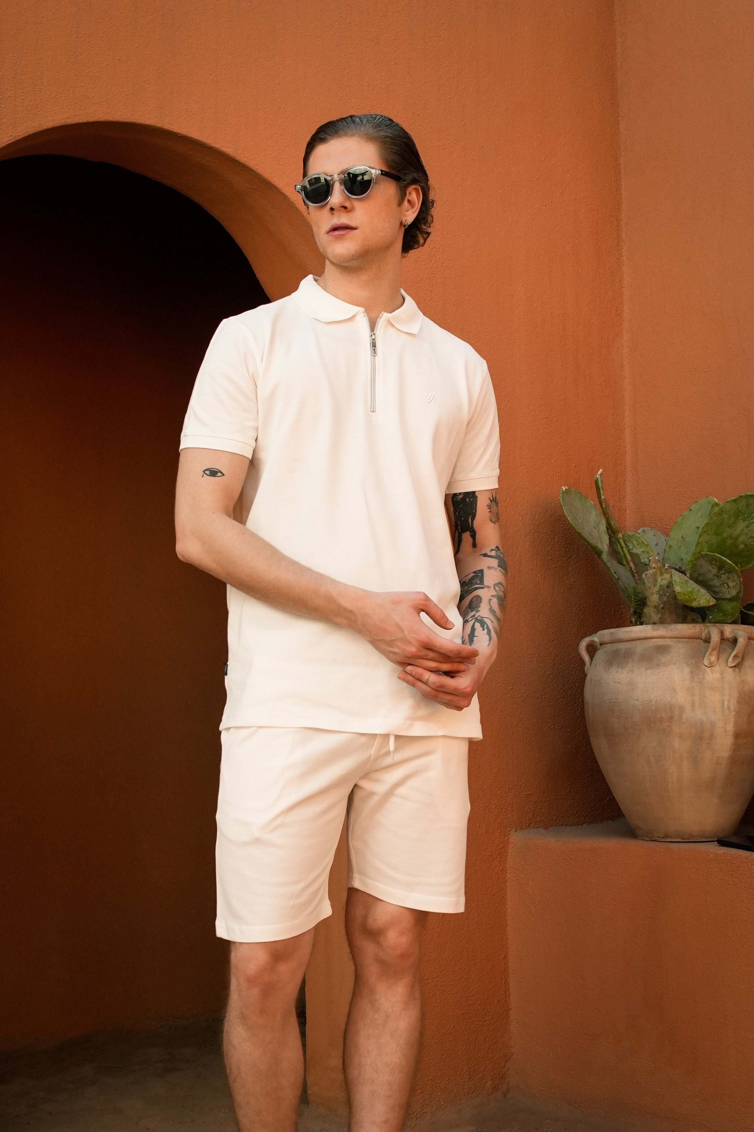 Polo Set Ibiza White