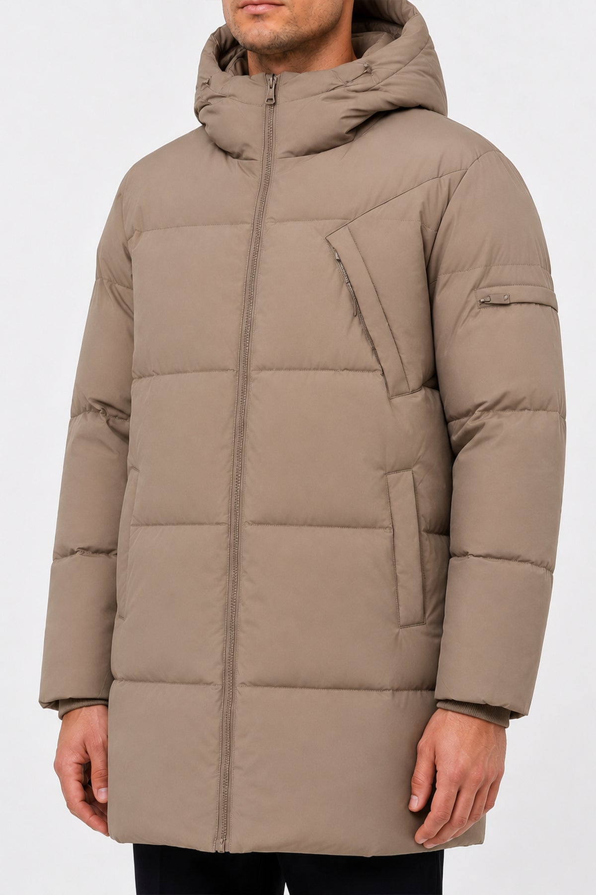 Pufferjas Valerio Beige