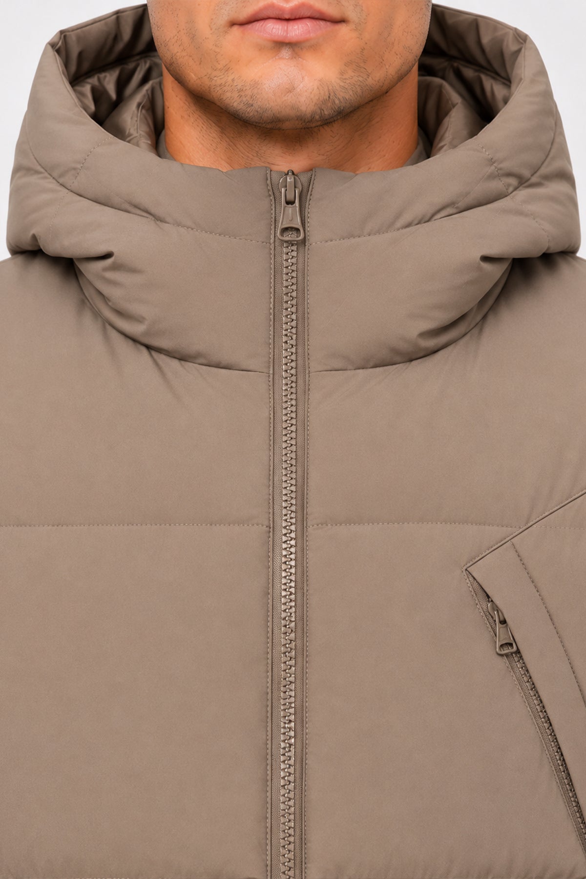 Pufferjacke Valerio Beige