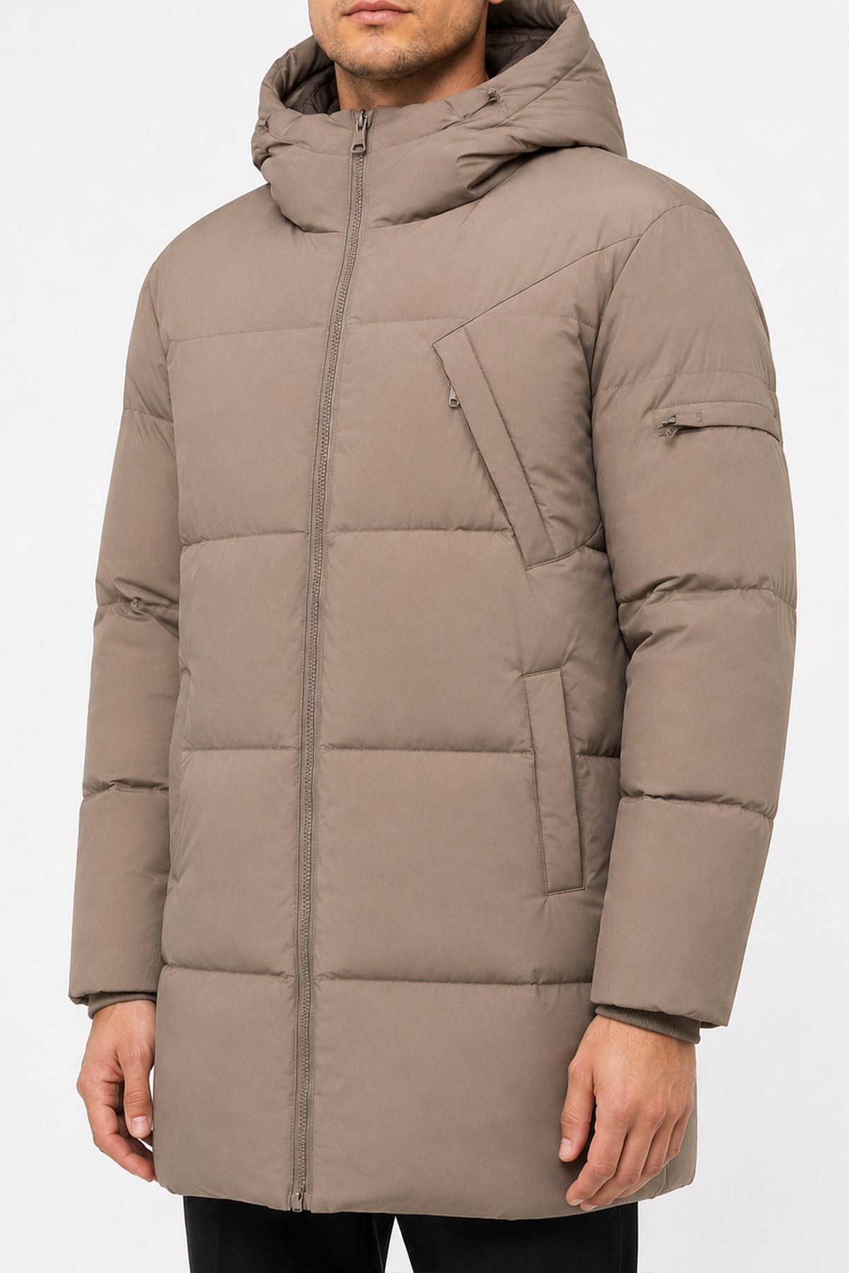 Pufferjacke Valerio Beige