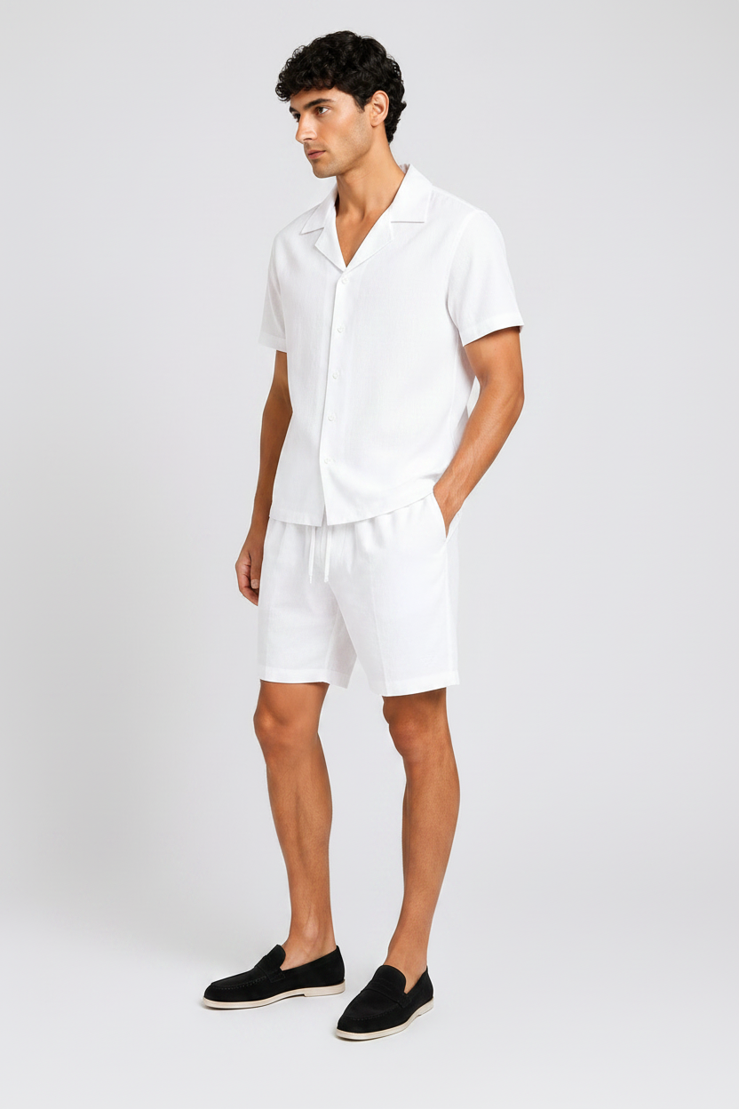 Linen Set Santorini White