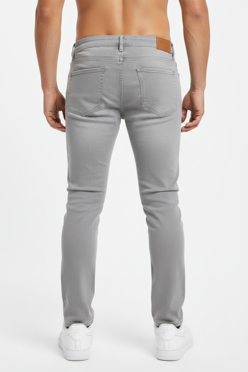 Lucca Slim Fit Jeans Grau