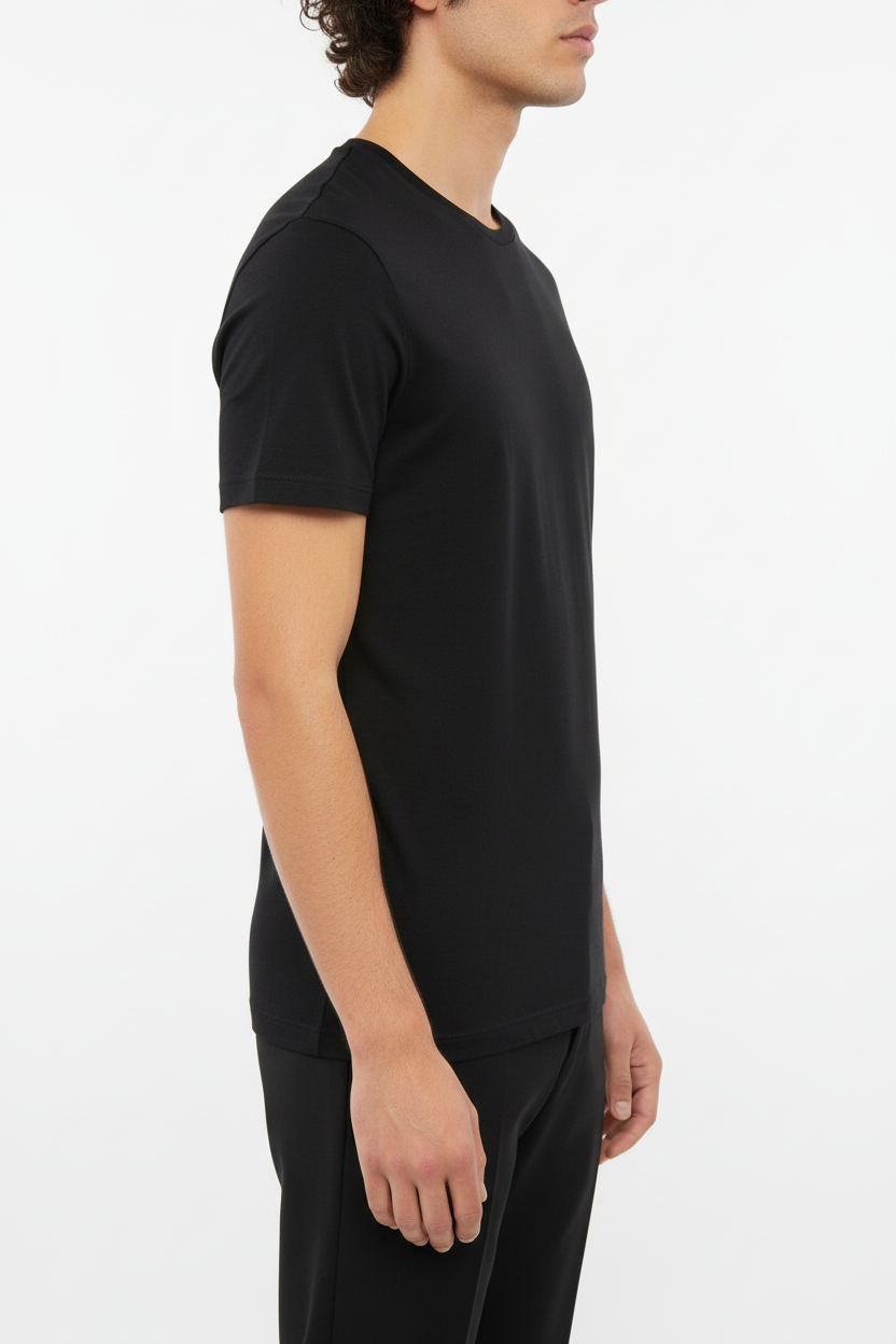 Basic T-shirt Valenci Zwart