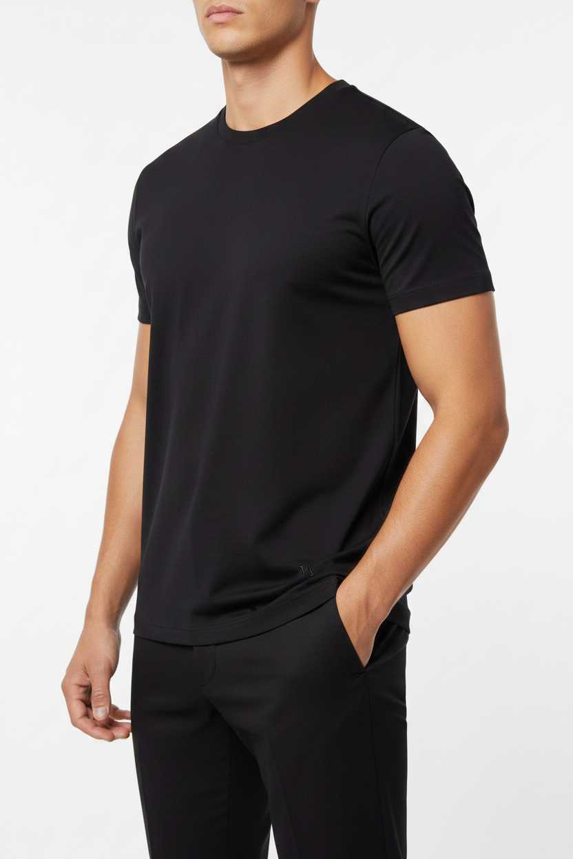 T-Shirt Santo Gloss Noir