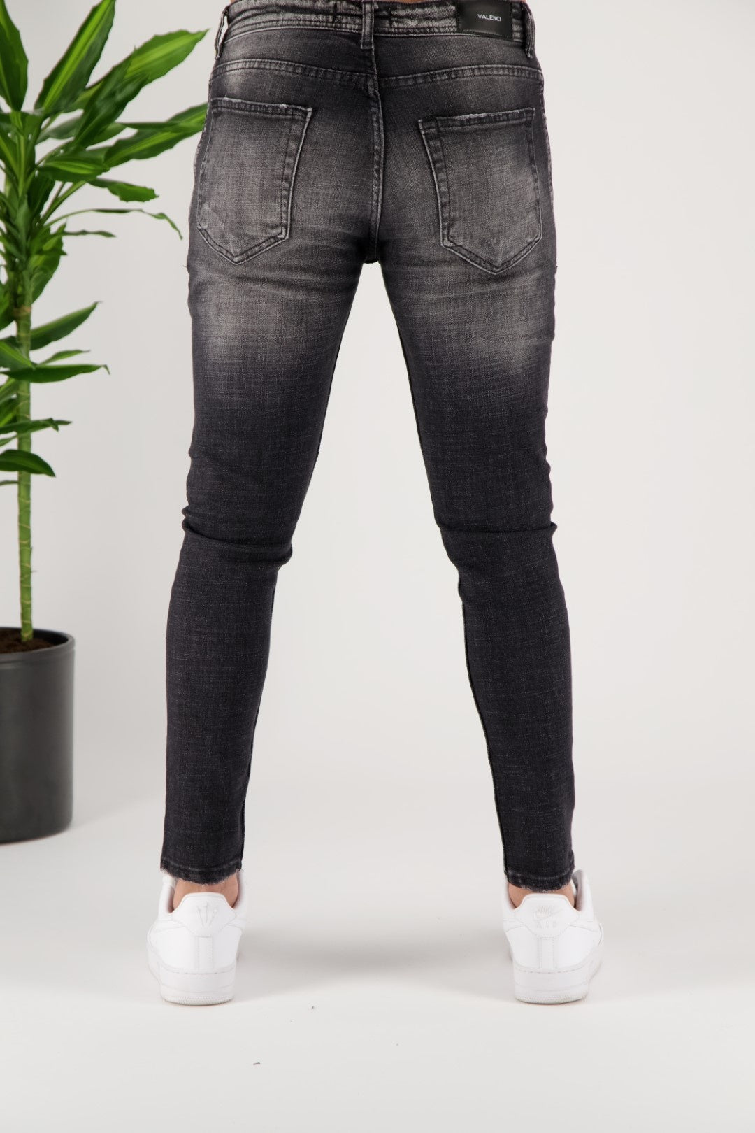 Skinny Jeans Splashed Grey