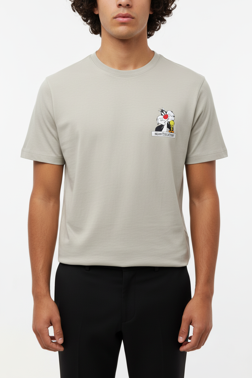 The Looney T-Shirt Licht grijs