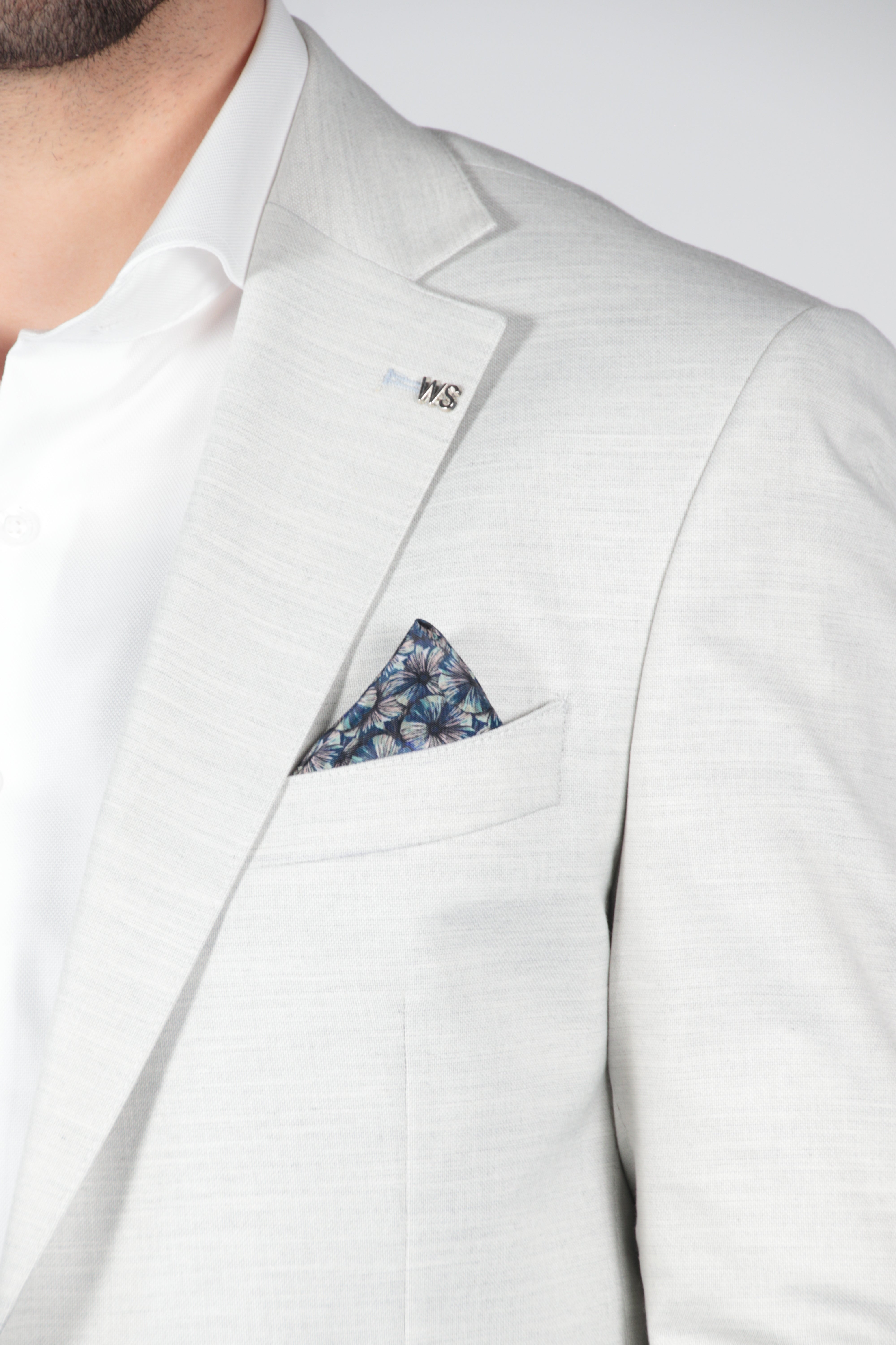 Men Blazer SlimFit Milano Gray