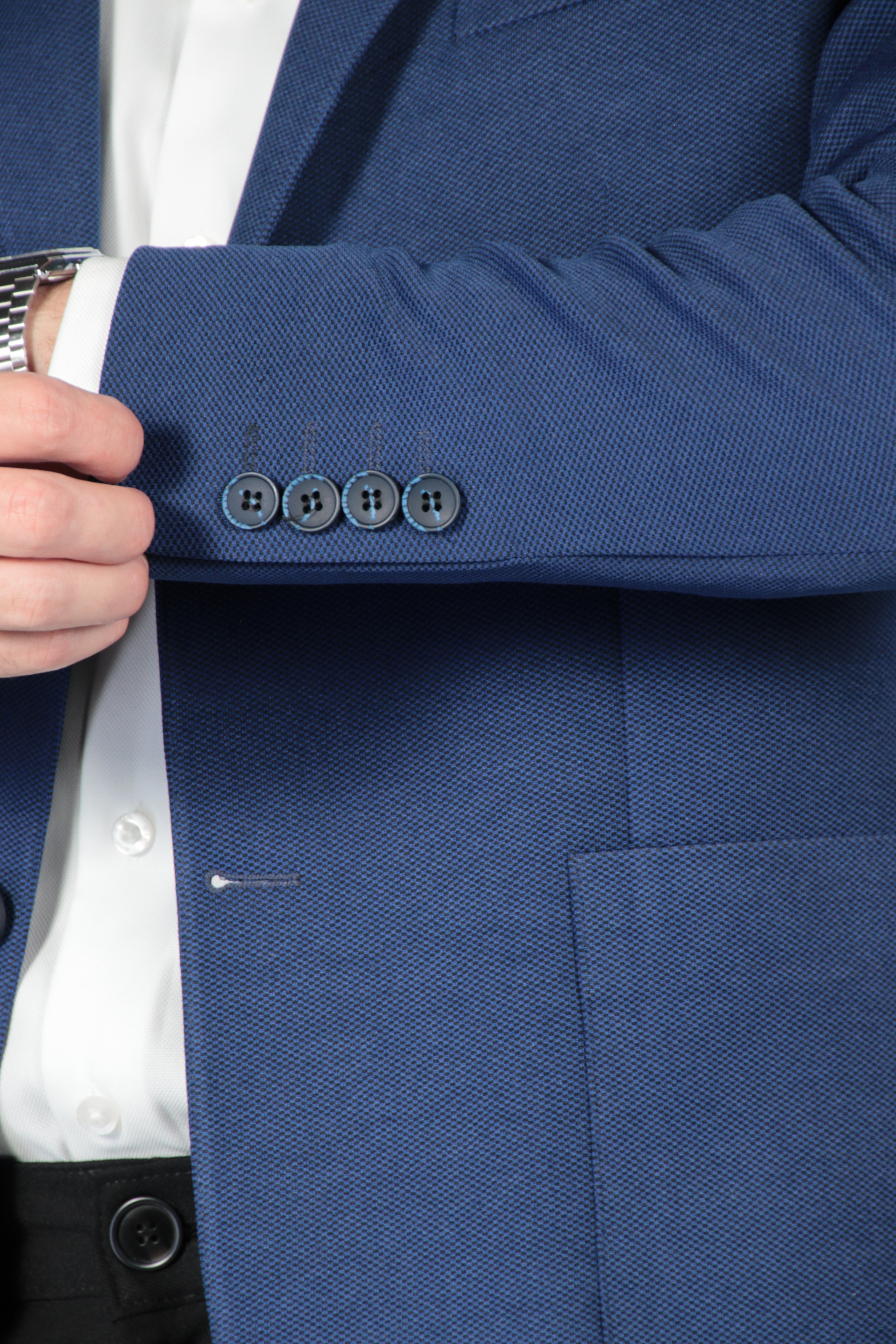Men Blazer SlimFit Milano Blue