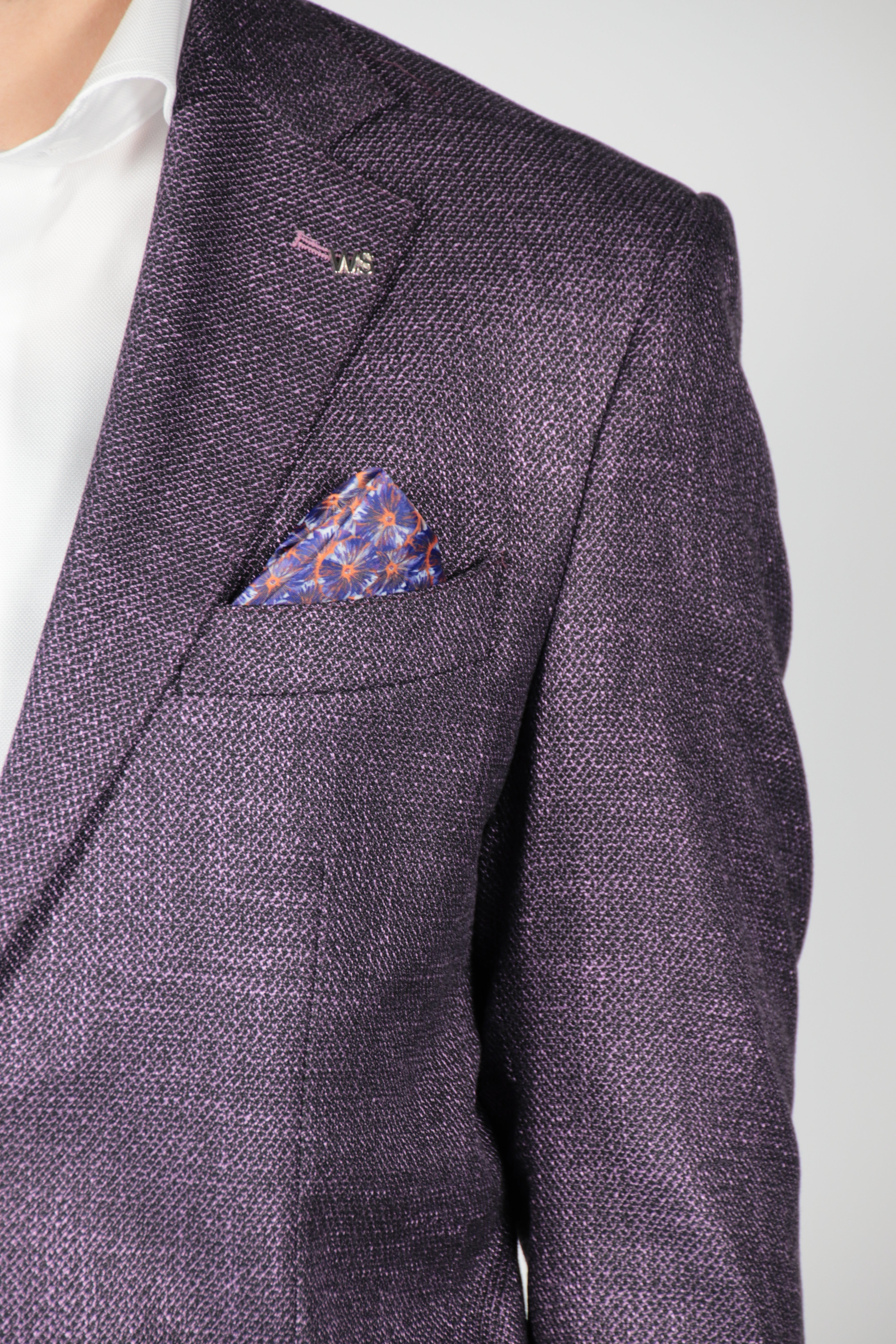 Heren Blazer Slimfit Milano Paarse