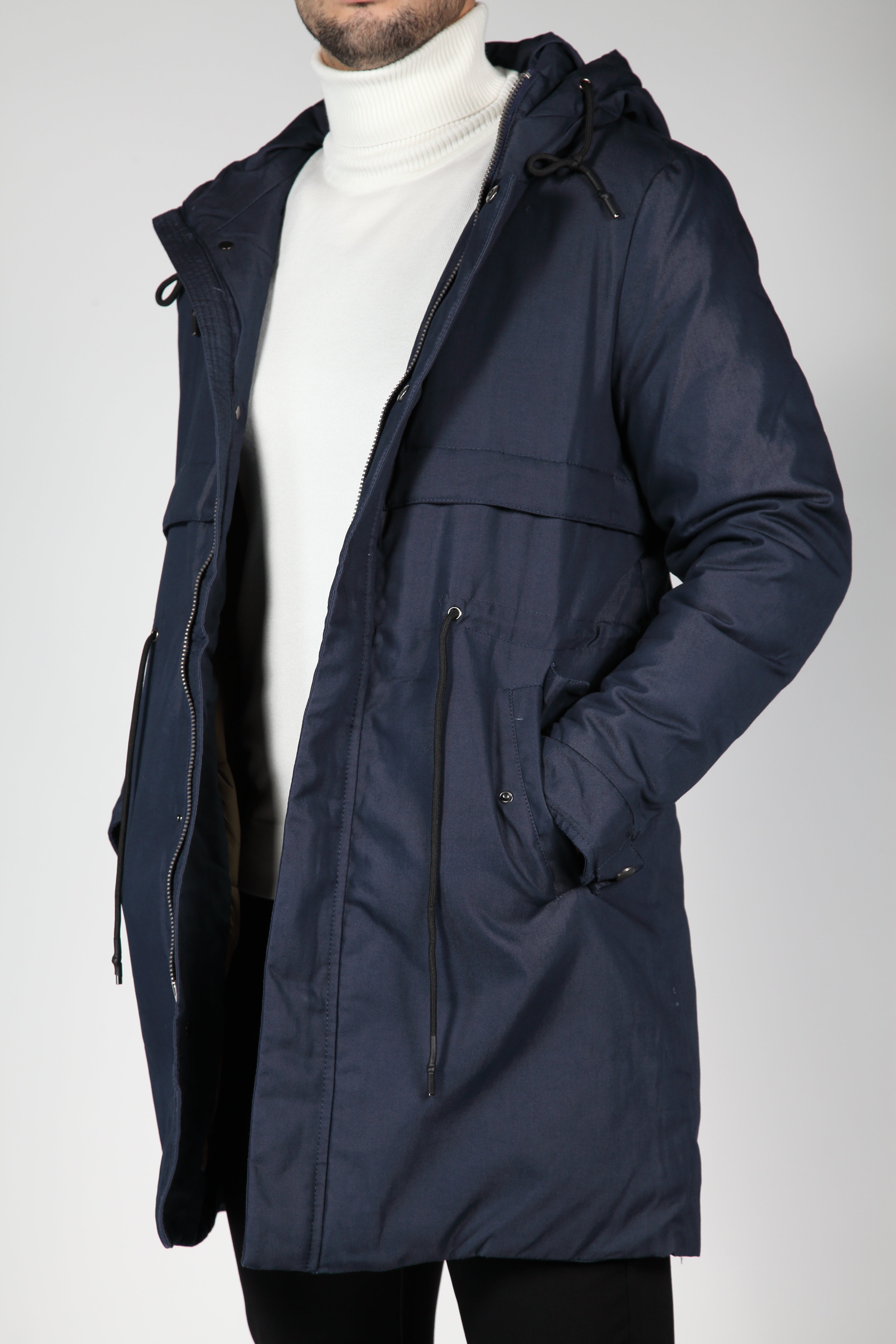 Winterjas Blauw Parka