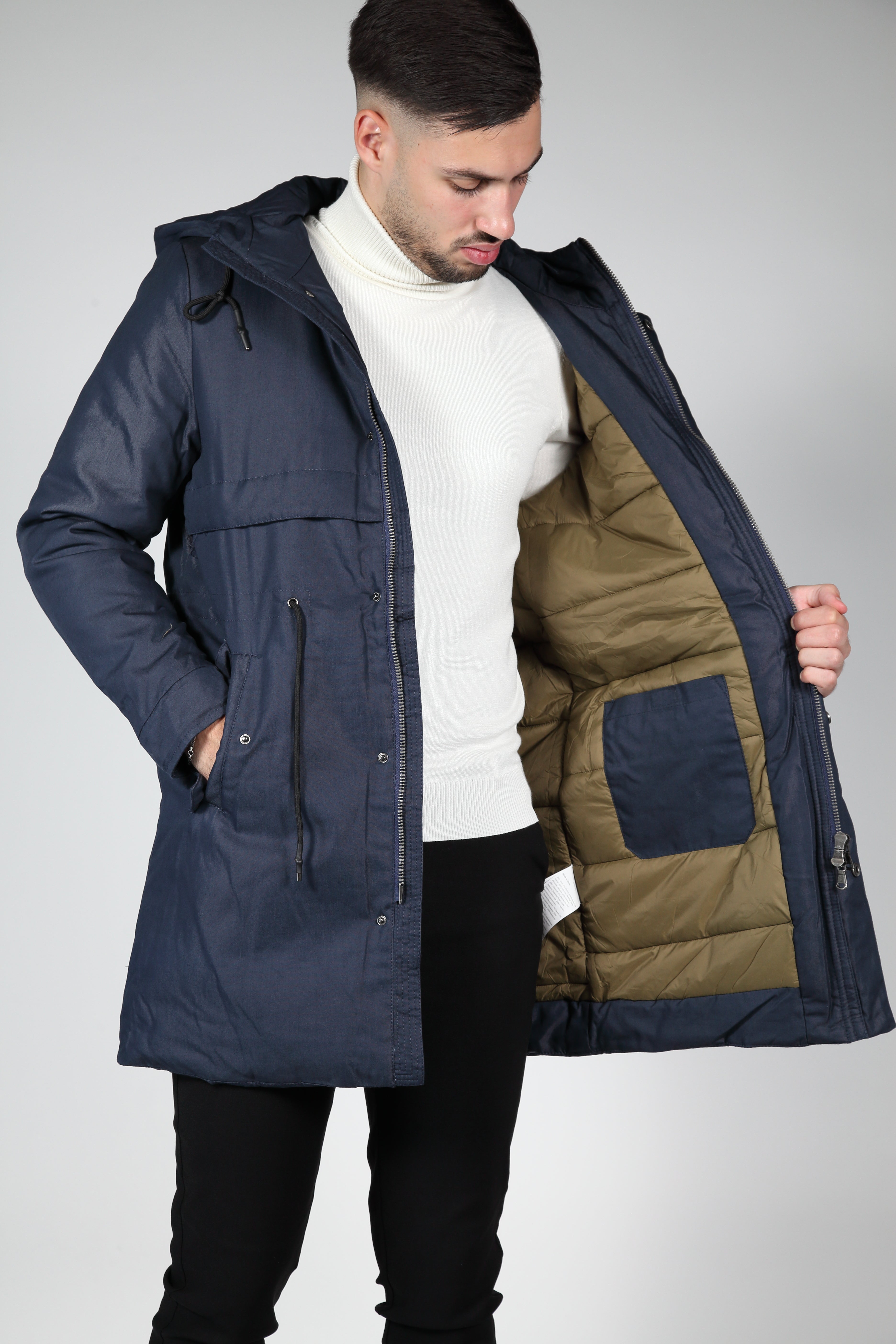 Winterjas Blauw Parka