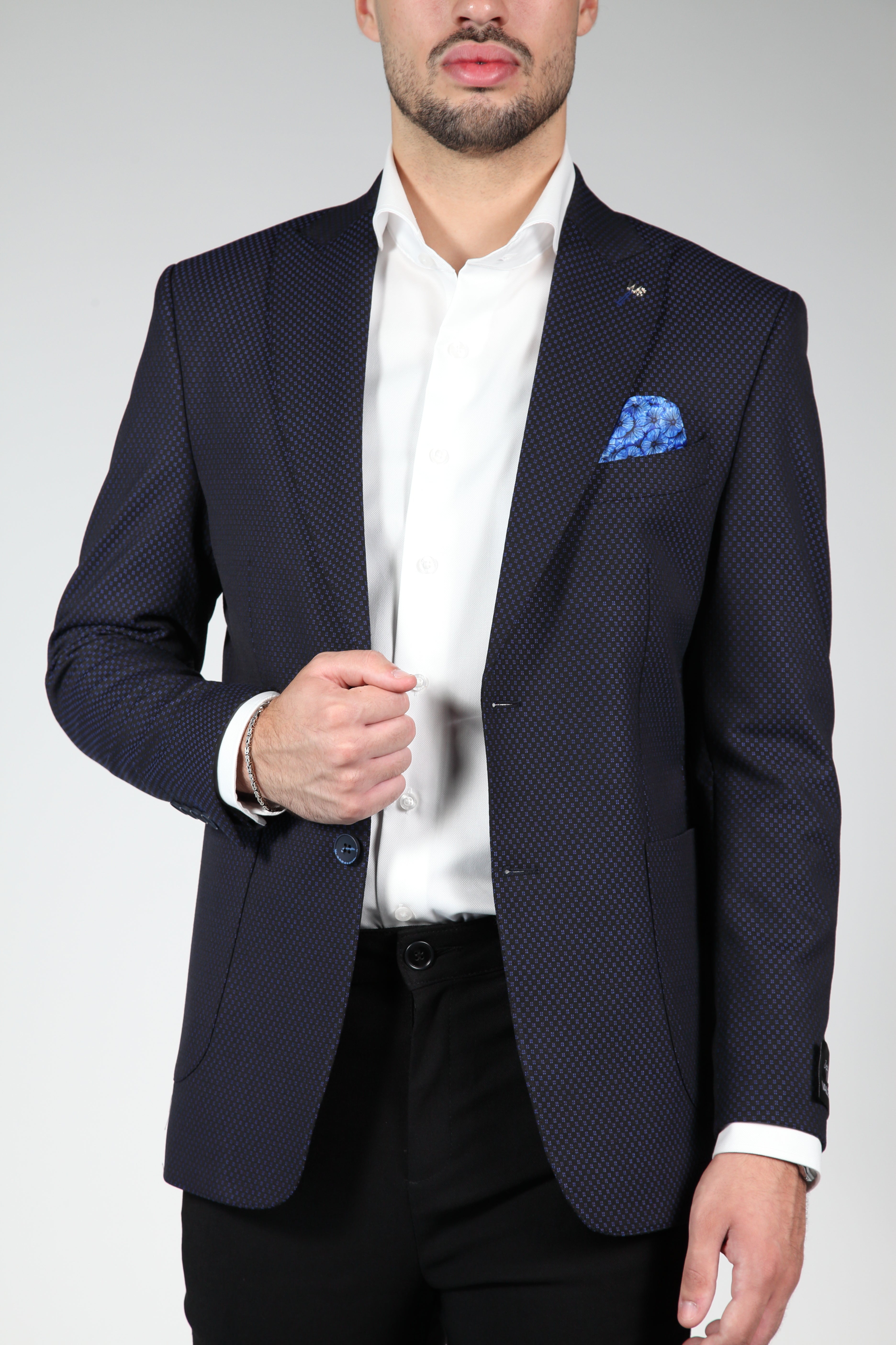 Men Blazer SlimFit Milano Navy