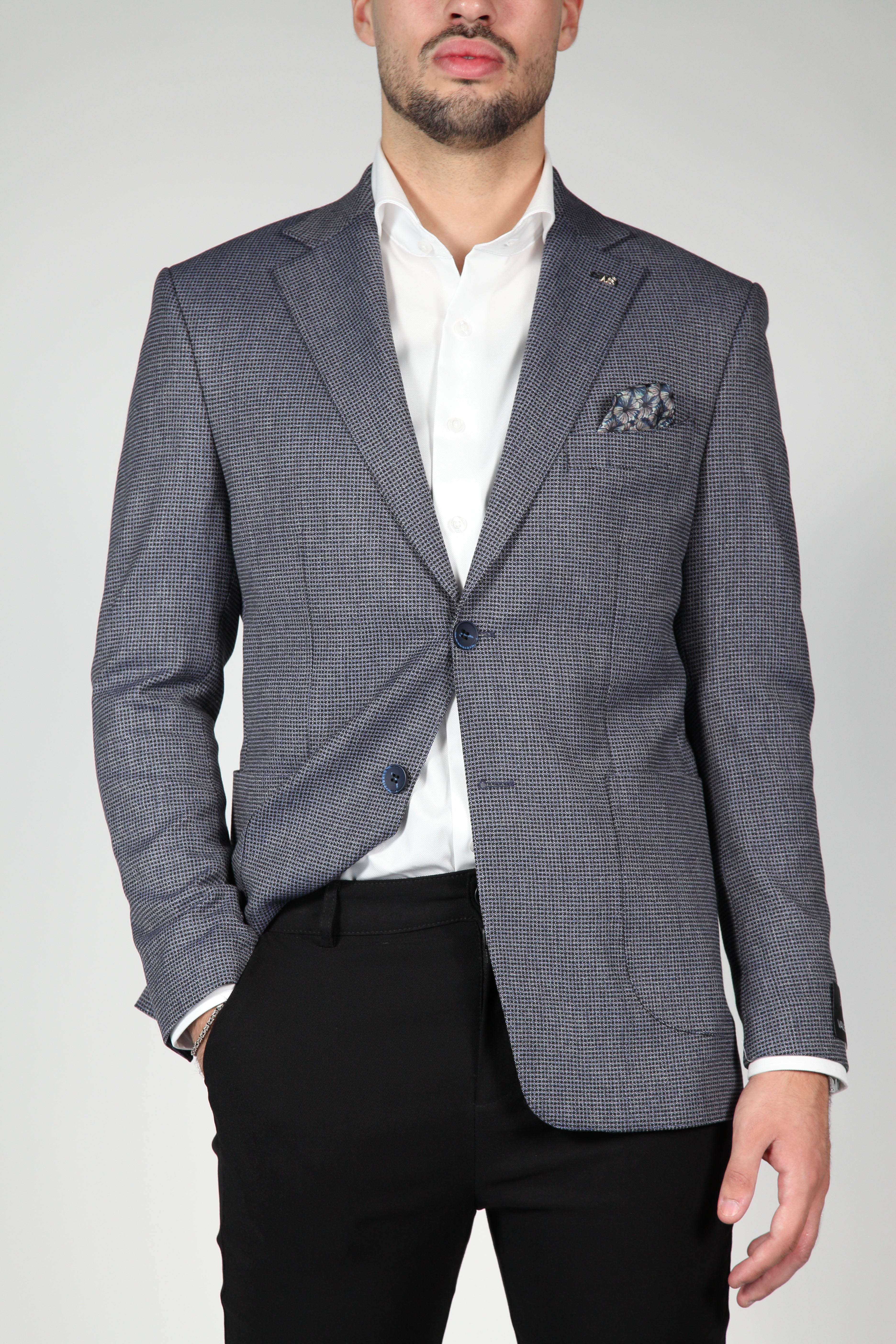 Men Blazer Slimfit Milano Anthracite