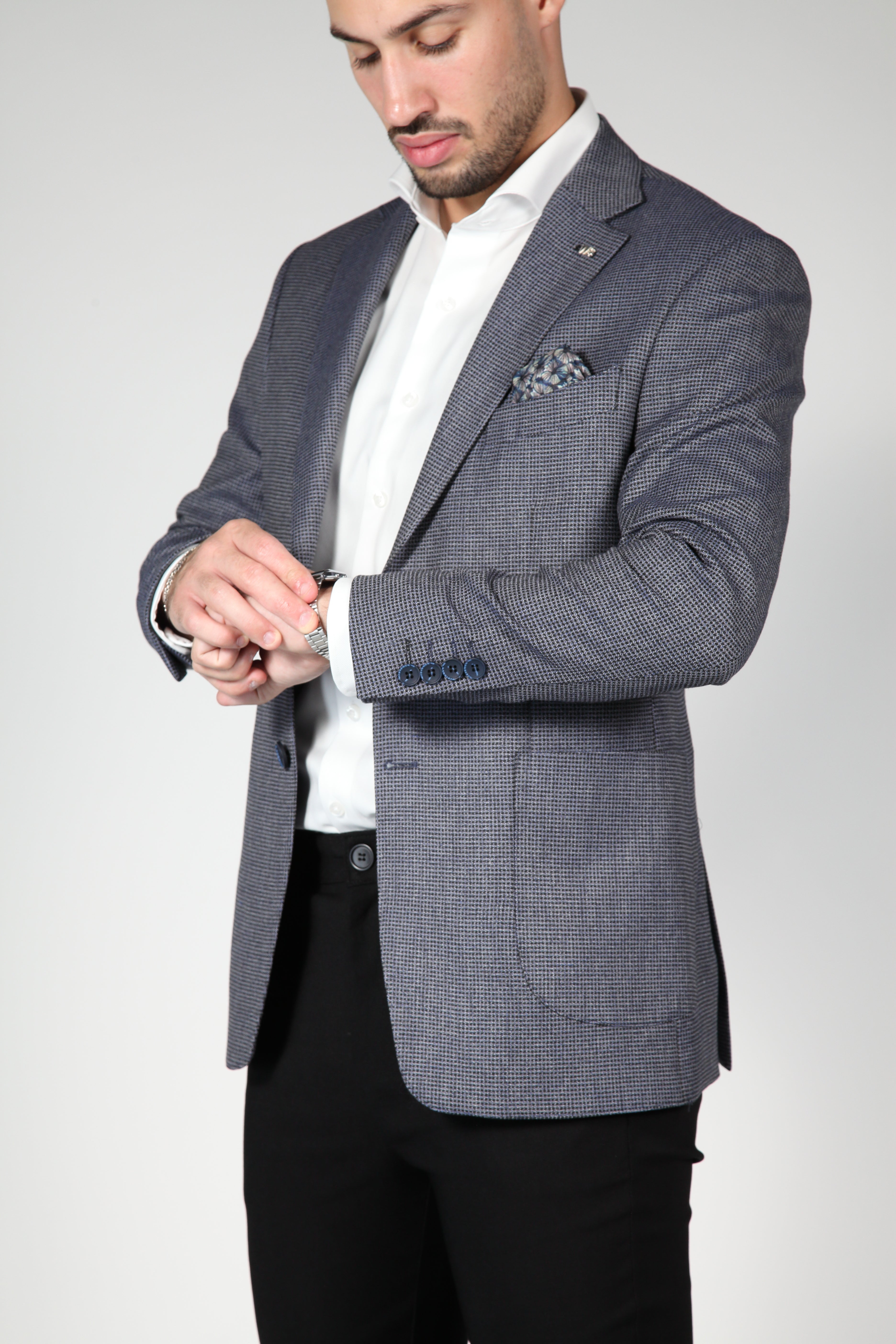 Men Blazer Slimfit Milano Anthracite