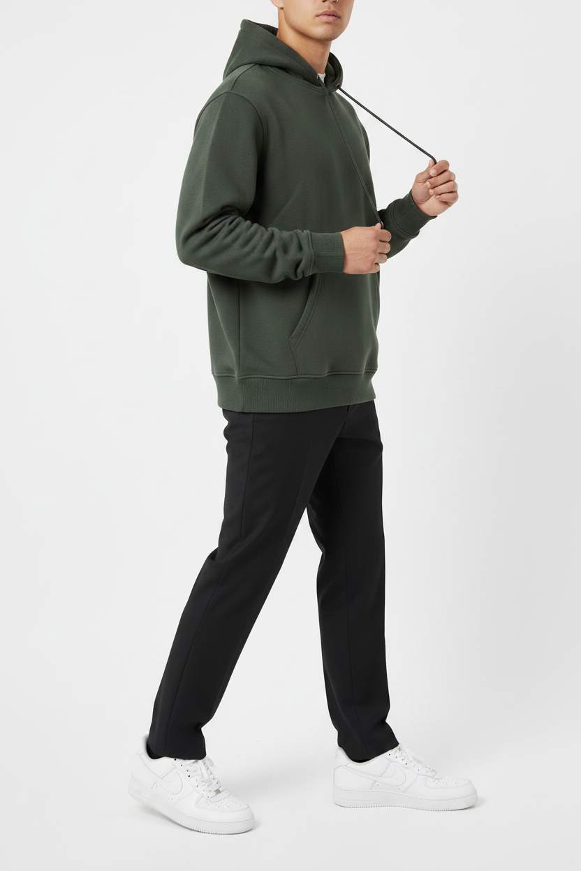 Arya Kapuzenpullover Dunkelgrün