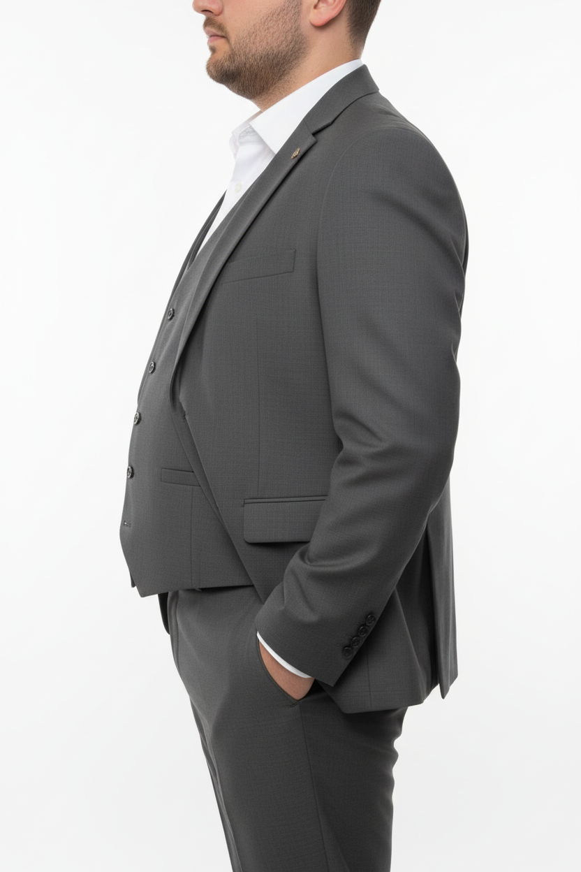 The Vittorio Anthracite Three-piece Suit