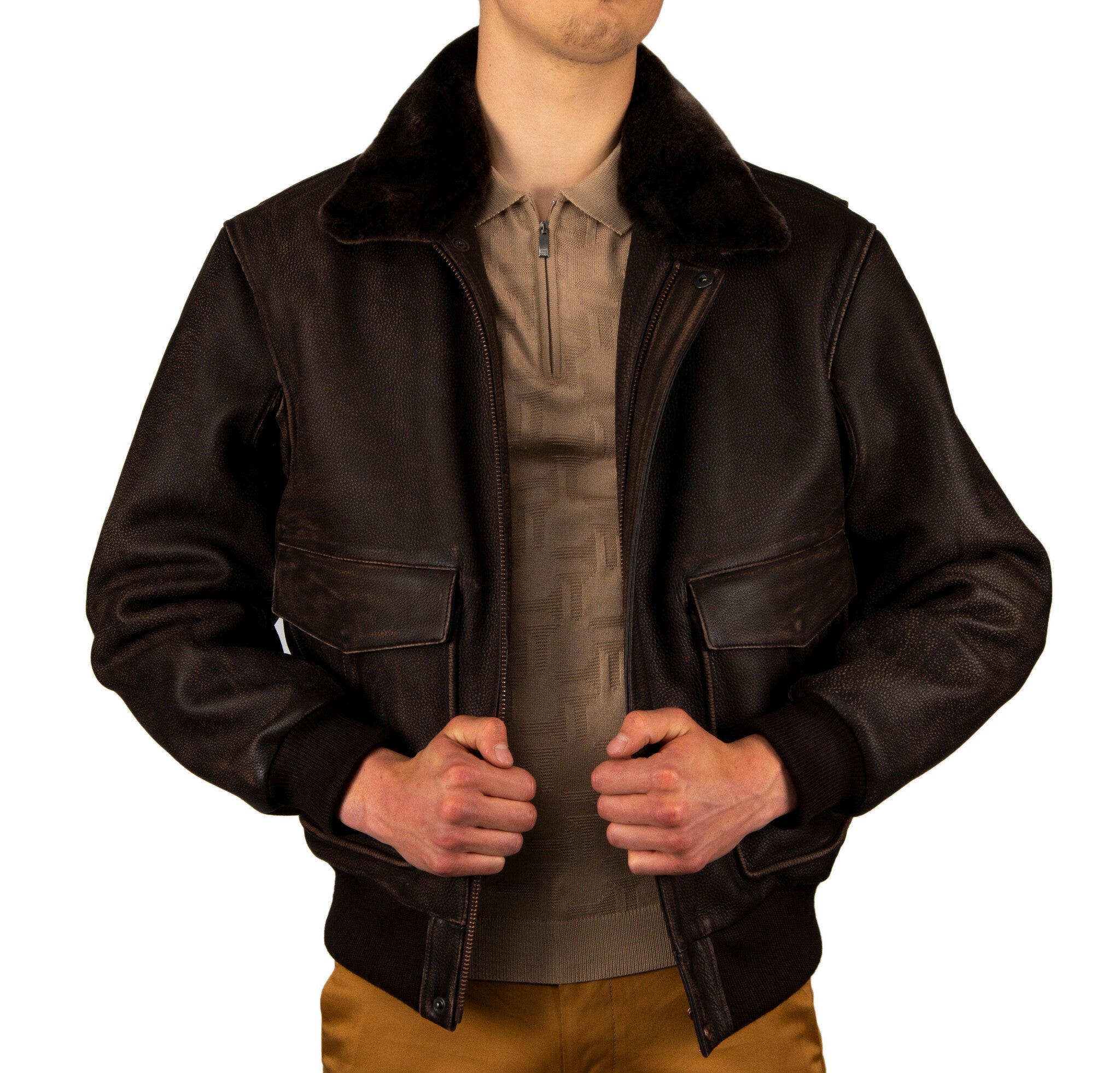 Schwarze Pufferjacke mit Kapuze