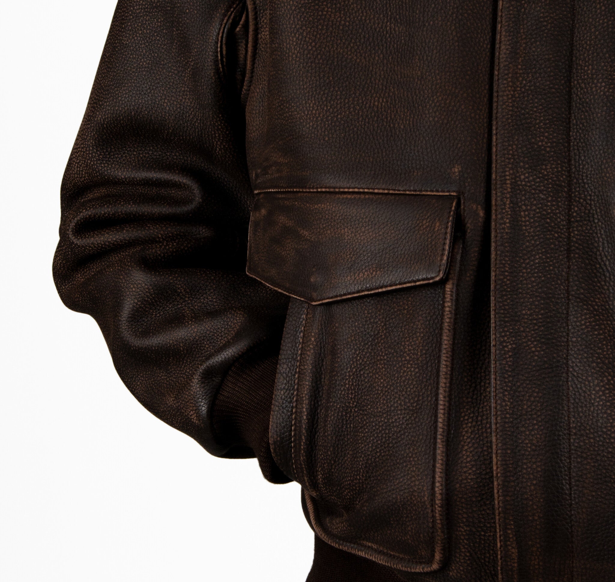 Schwarze Pufferjacke mit Kapuze