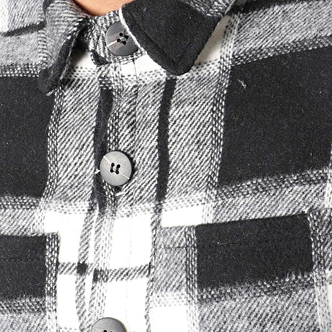 Flannel Jacket Zwart NEW YORK