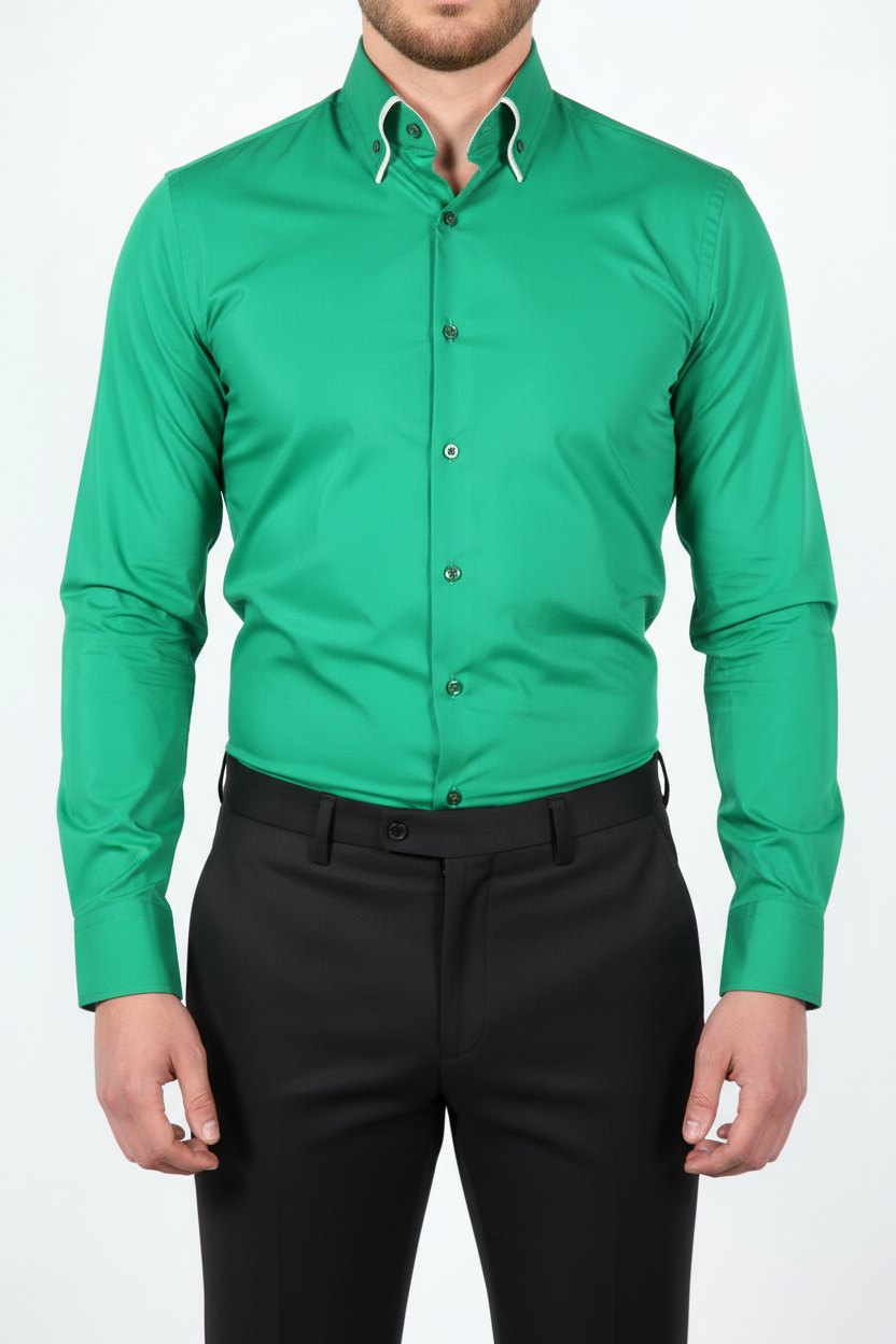 Overhemd Parla Groen