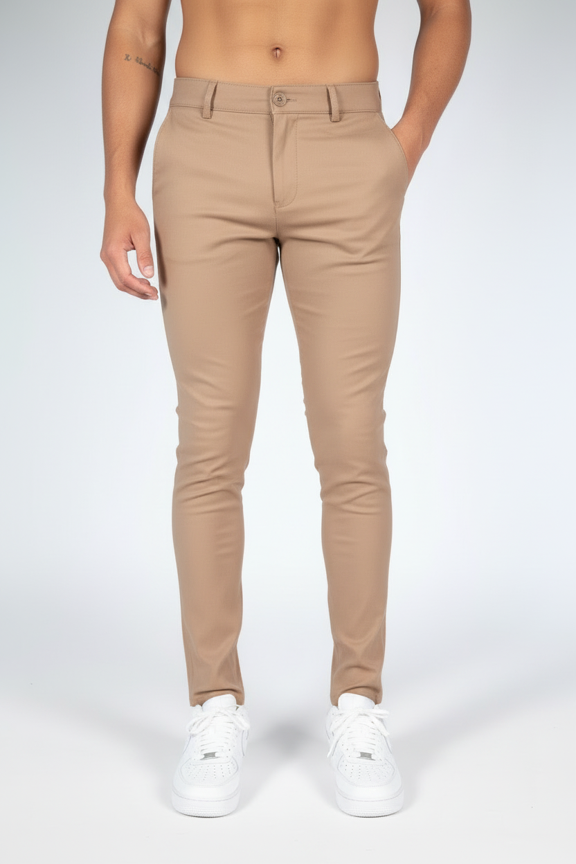 Chino valenci brun clair