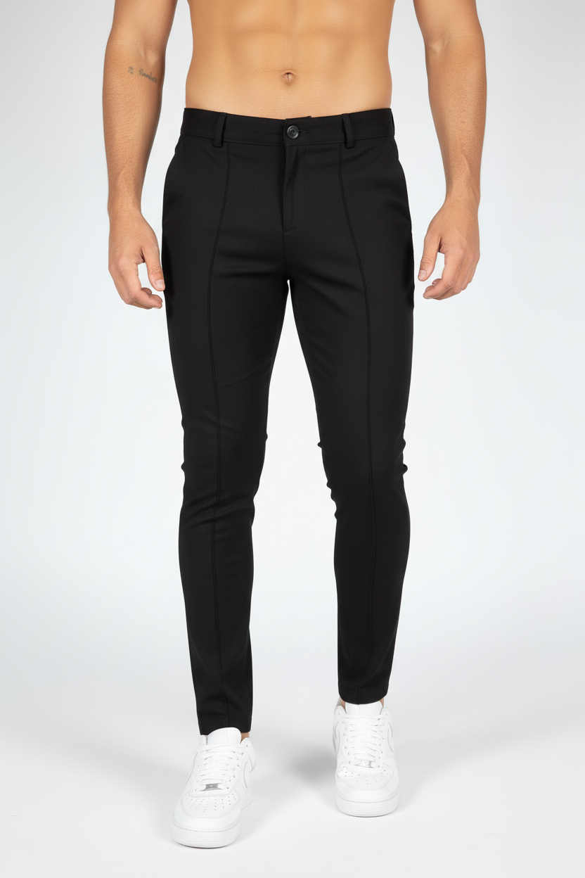 Chino maschi da uomo nero
