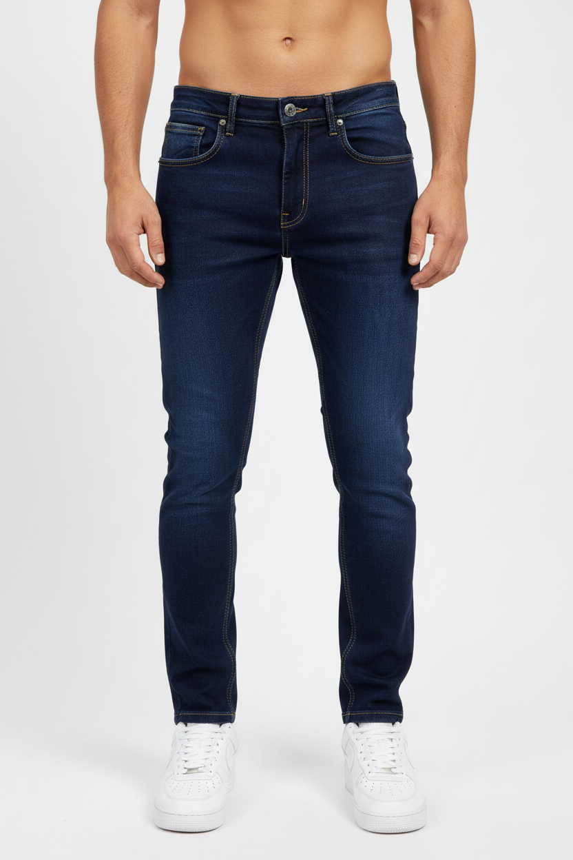 Lucca Slim Fit Jeans Navy