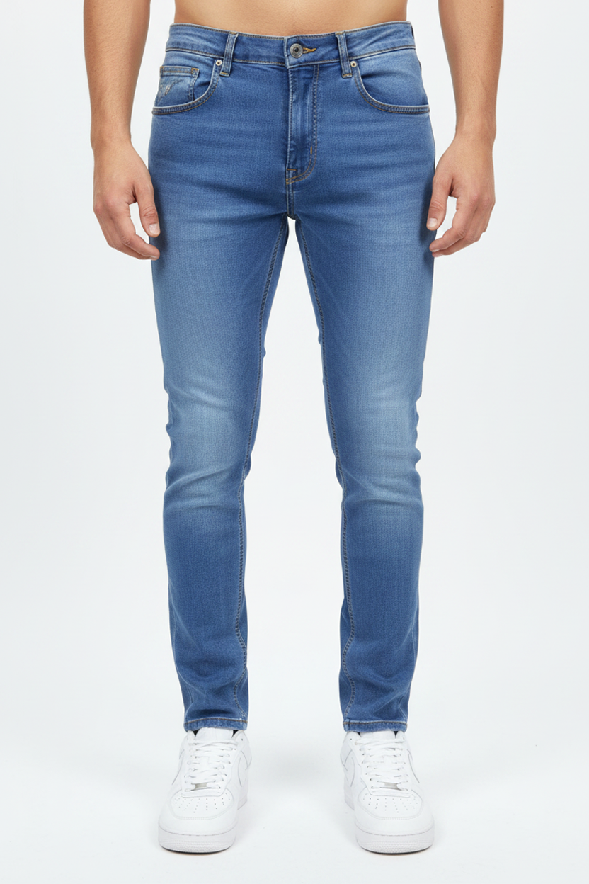 Vaqueros Lucca Slim Azul Marino