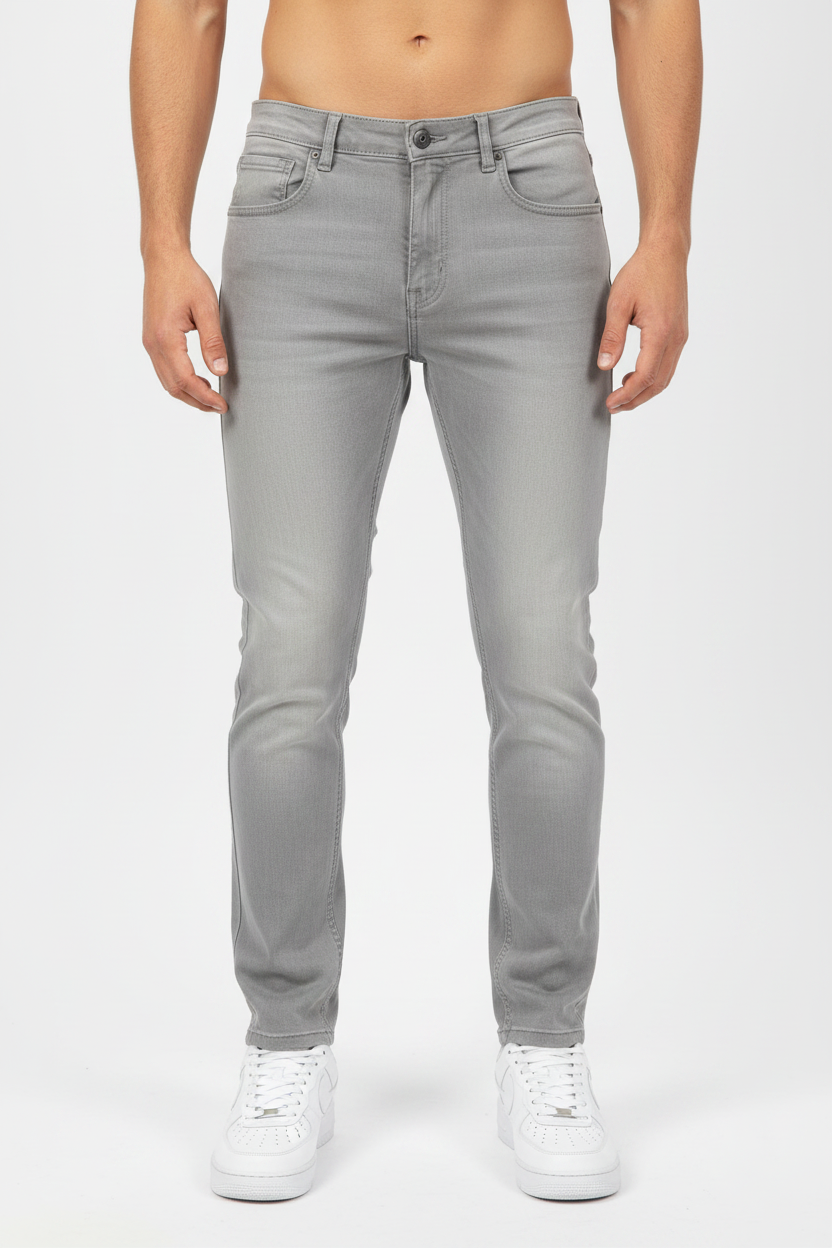 Lucca Slim Fit Jeans Grijs