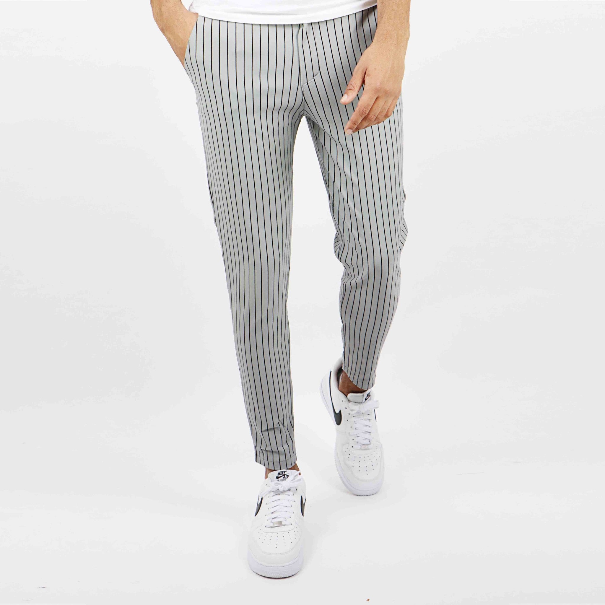 Chino Stripe Grijs